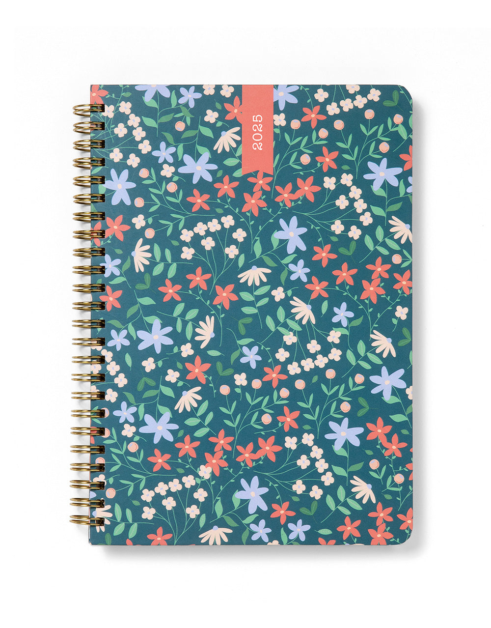 Letts of London 2025 A5 Weekly Planner - Spring Valley Design, Green Hardcover Diary (6.1
