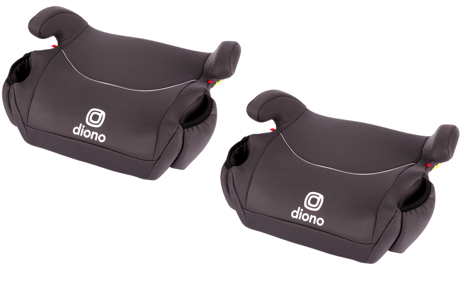 Diono Solana Backless Booster Car Seat (2 Pack) - Lightweight & Portable for Kids 3-12 Years - Perfect for Travel, School, and Carpooling