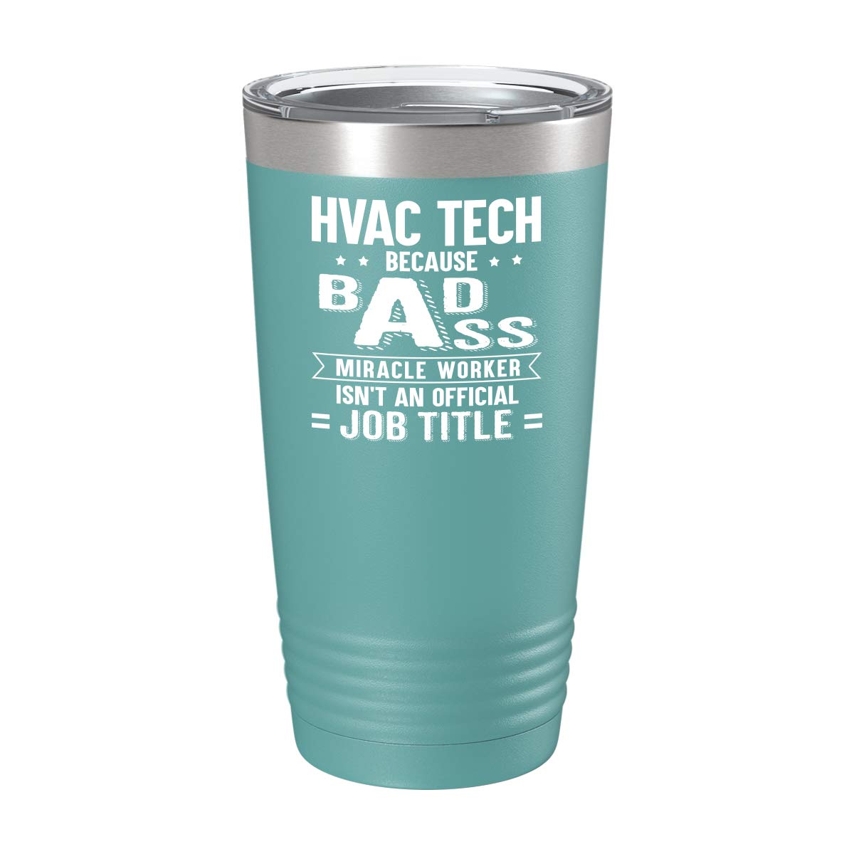 HVAC Technician Gift - 20oz Teal Insulated Coffee Tumbler for Tea & Hot Drinks - Perfect for Job Sites, Office & Daily Commute