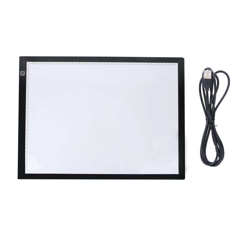 Zerodis A3 LED Light Box - Portable USB Powered Tracing Light Board with Adjustable Brightness for Artists, Designers, and Crafters - Perfect for Drawing, Sketching, Calligraphy, and DIY Projects