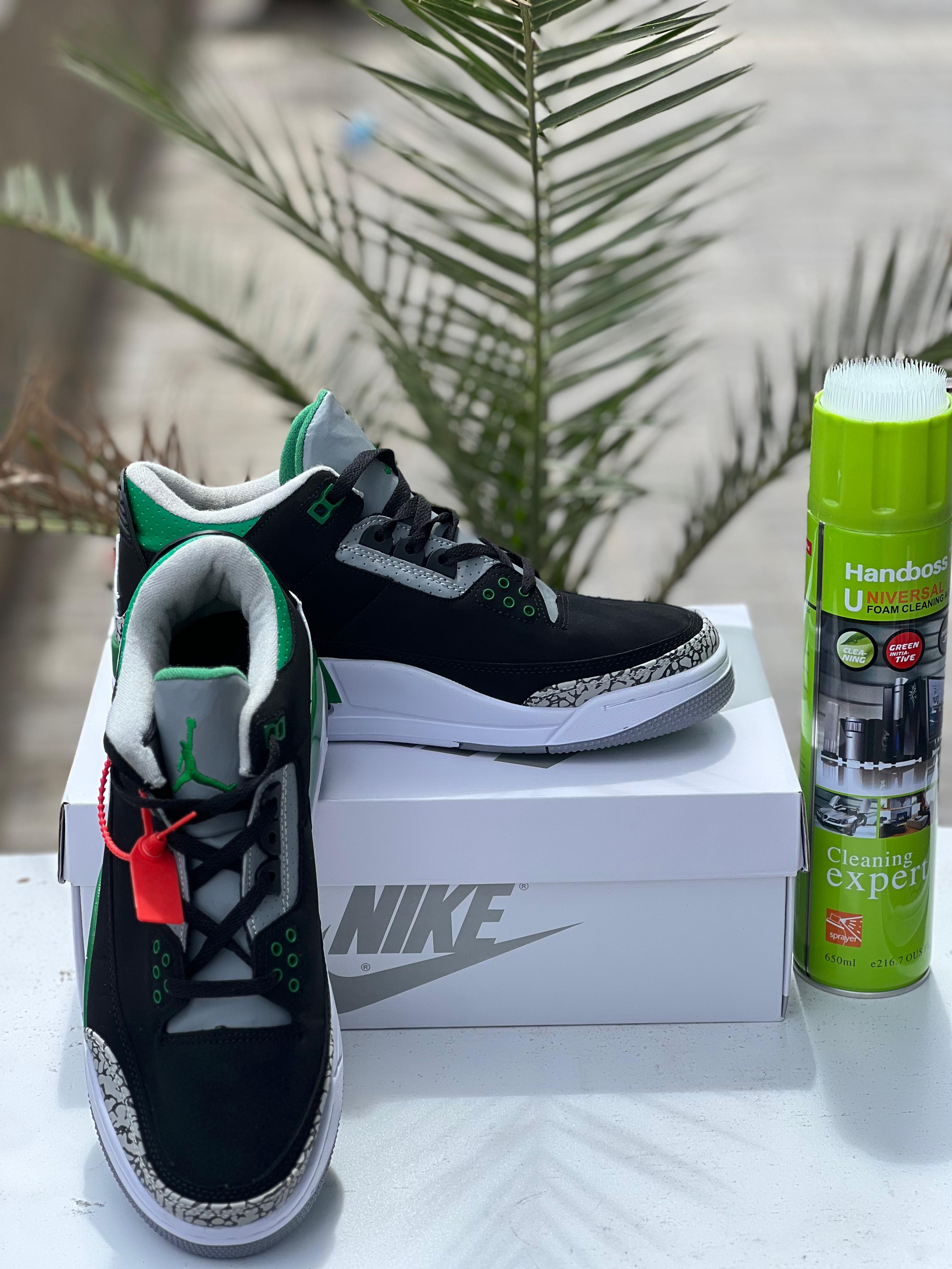 Air Jordan 3 Retro Pine Green Men's Basketball Shoes - Classic Sneakers for Casual Wear & Street Style | Perfect for Basketball, Gym & Everyday Fashion