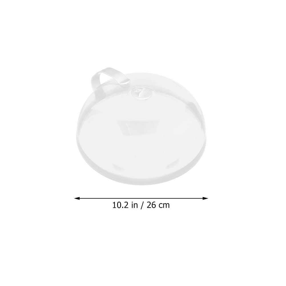 Zerodeko Microwave Splatter Cover - BPA-Free Plate Cover with Steam Vents, Food Screen Protector & Fly Guard for Home & Restaurant Use - Perfect for Reheating, Cooking & Baking