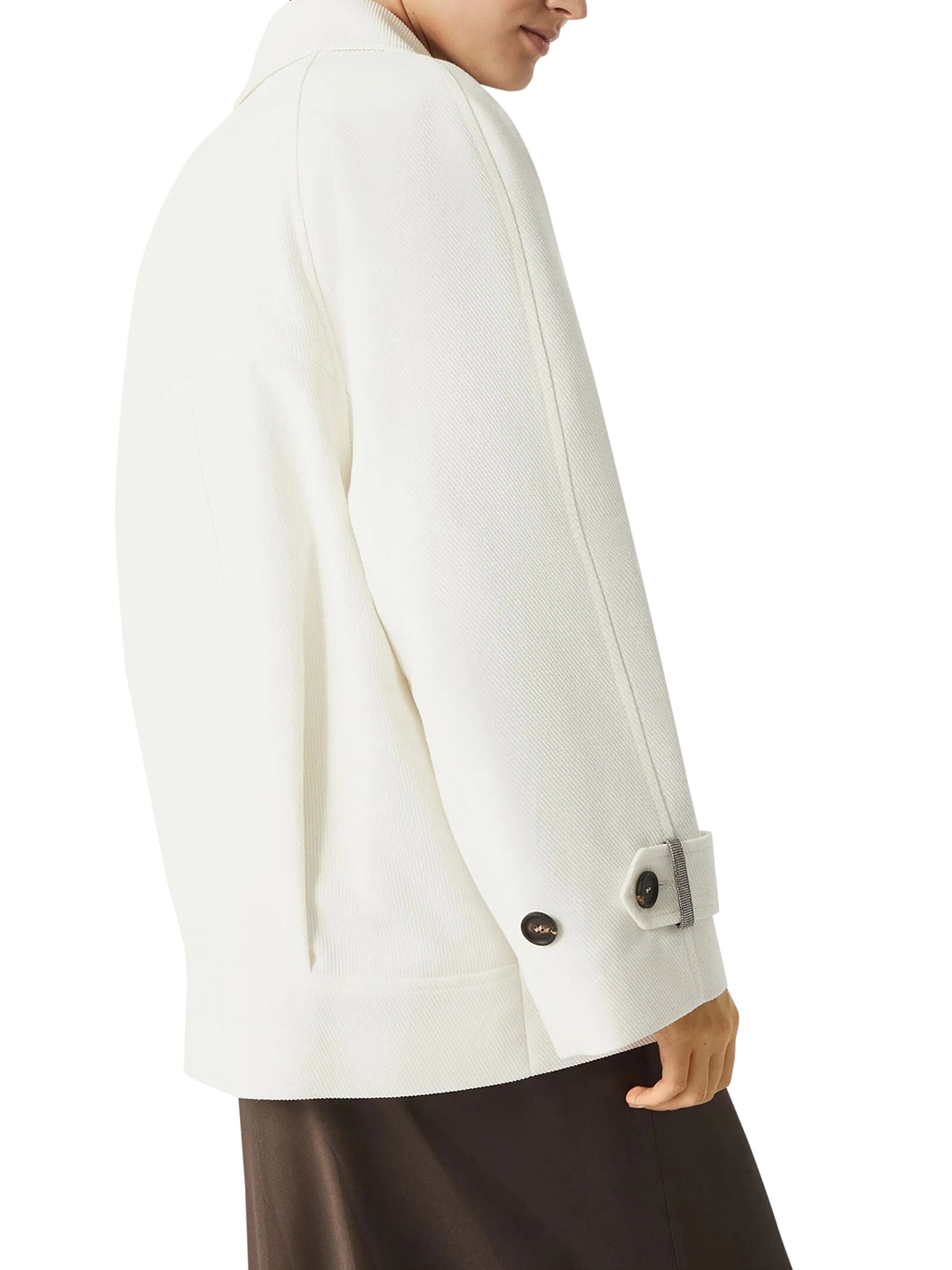 Diagonal Fabric Caban Coat - Stylish & Comfortable Women's Outerwear for Fall & Winter | Perfect for Casual Outings, Travel, and Everyday Wear