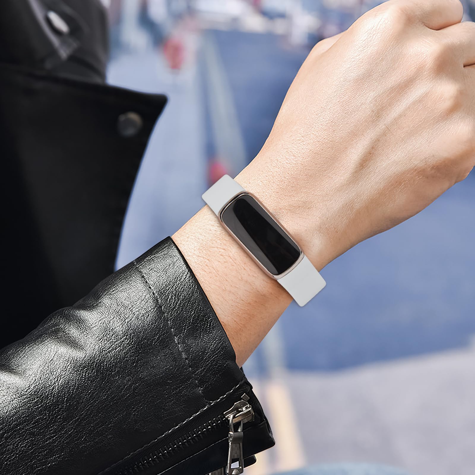 Fitbit Luxe Bands for Women & Men - Soft Silicone Sport Strap for Fitness Tracking