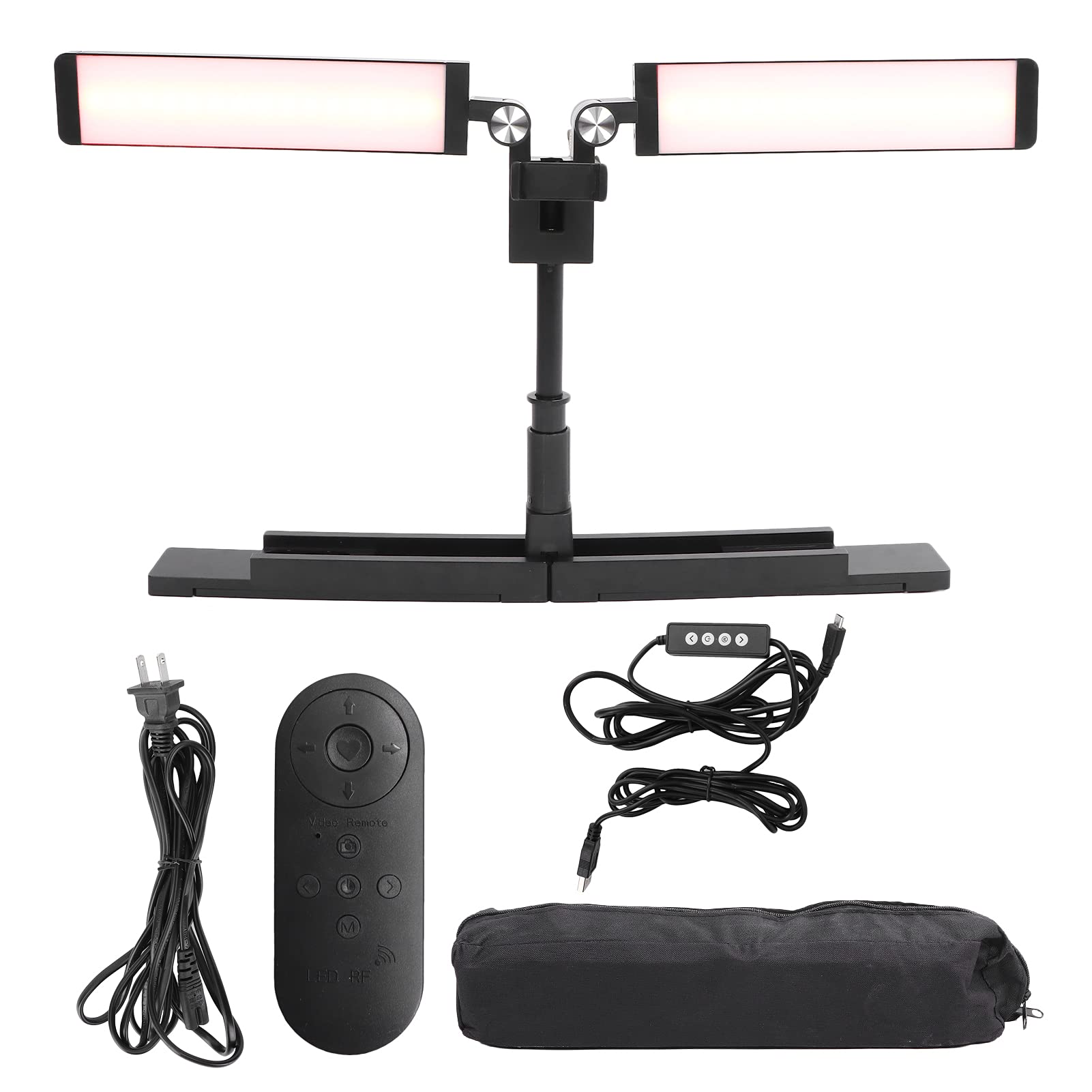 Brrnoo Extendable Selfie Stick with 360° Rotation & Phone Holder - RGB LED Light Kit for Live Streaming, Vlogging & Photography (3000K-7500K, 7 Colors) - Perfect for YouTube, TikTok & Instagram Content Creation