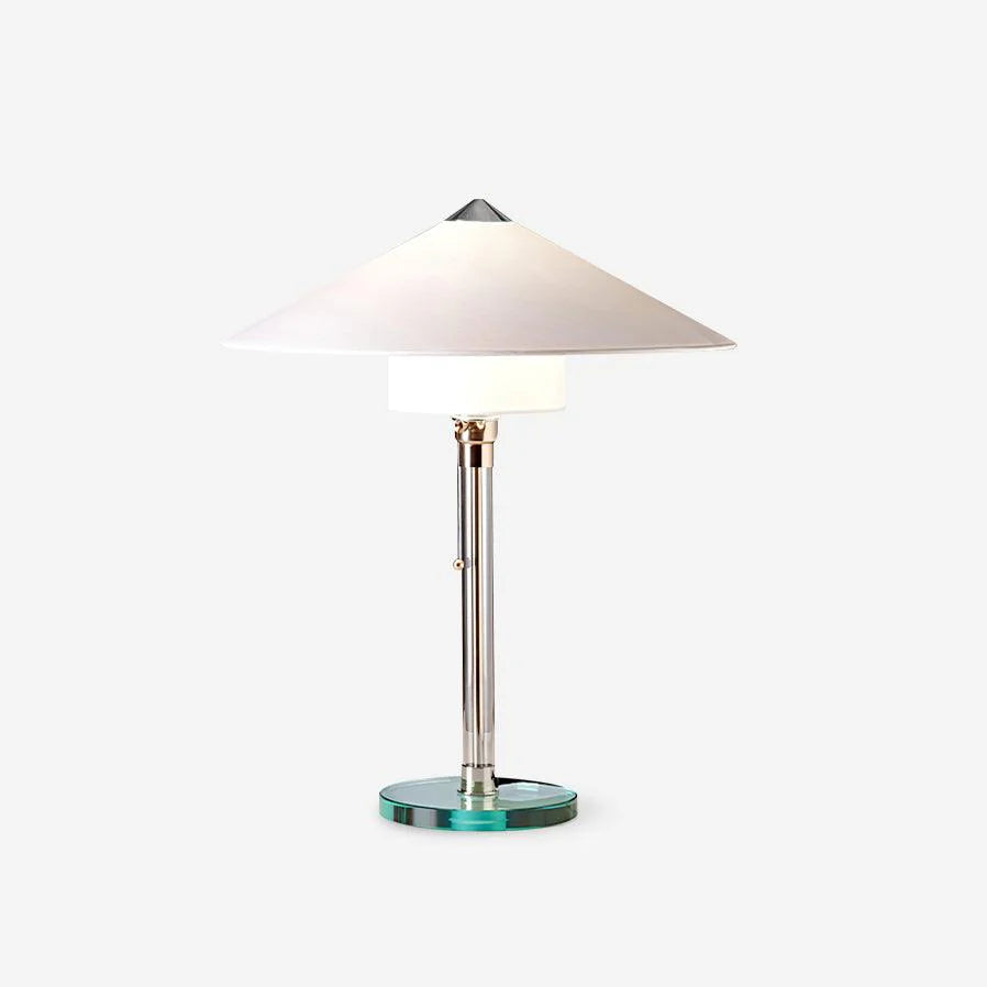 Wagenfeld Table Lamp - Modern LED Desk Light for Home Office, Bedroom & Living Room | Adjustable Brightness & Stylish Design for Reading & Decor