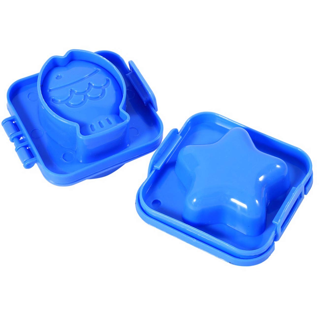 Ogrmar 6-Piece Cartoon Egg Molds Set - Cute Fish, Car & Heart Shaped Boiled Egg Sushi Rice Molds for Bento, Cake Decorating & Fondant Tools - Perfect for Kids Lunch, Party Snacks & DIY Food Art