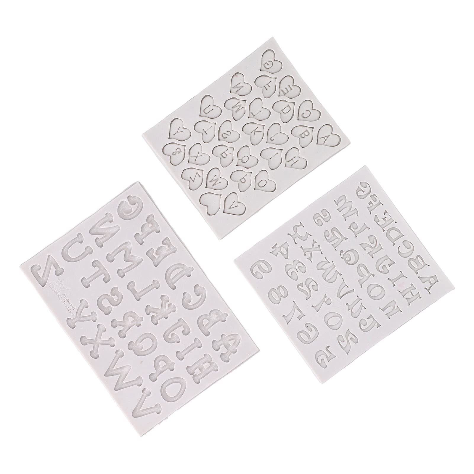 DIY Fondant Molds - Durable Silicone Letter & Number Molds for Chocolate Cake Decorating | Perfect for Birthday Cakes, Wedding Cakes, and Baking Projects