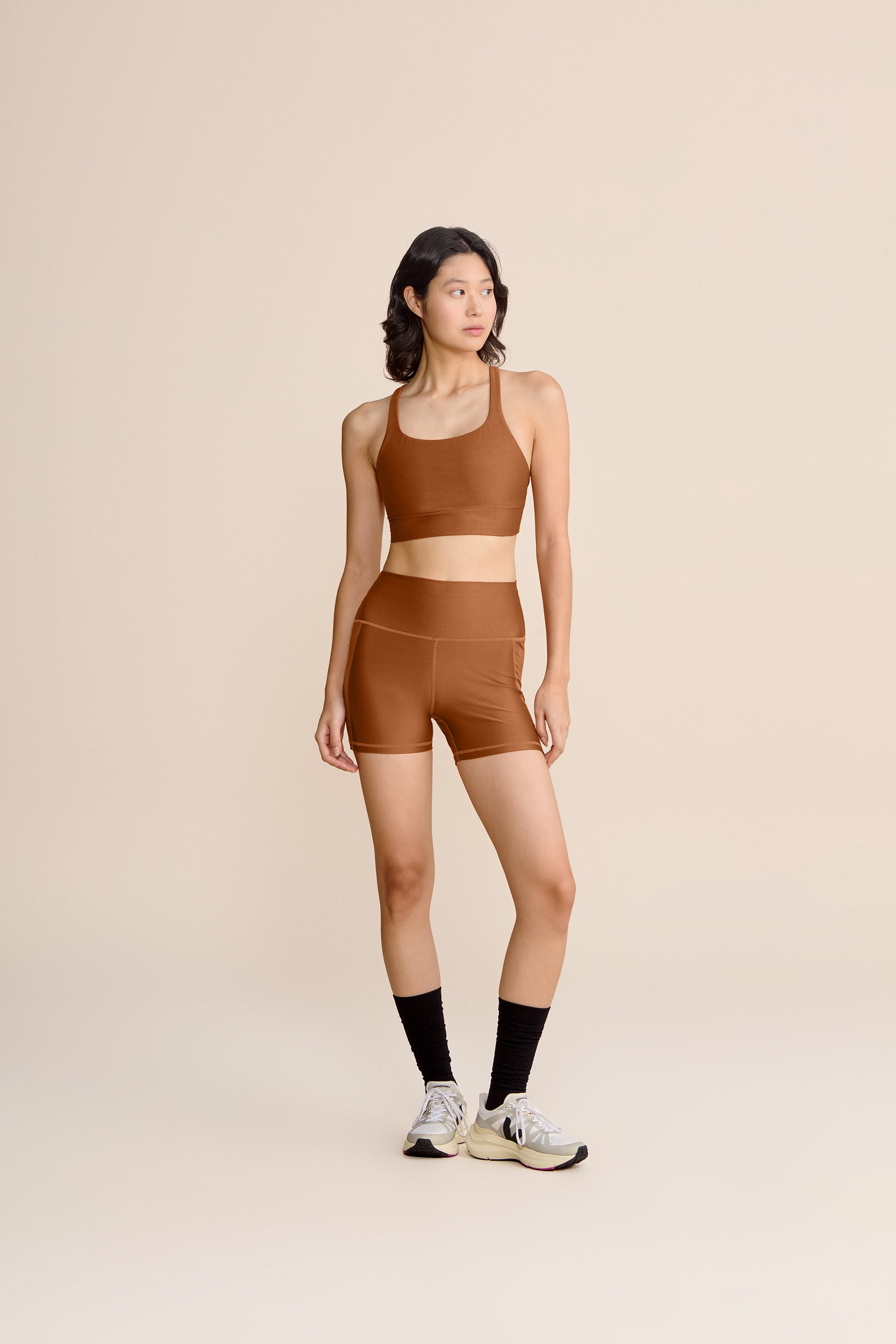 Allure® Adaptiv Fit Shorts - Women's Stretch Workout Running Yoga Shorts with High Waist & Pockets - Perfect for Gym, Jogging, and Lounge Wear
