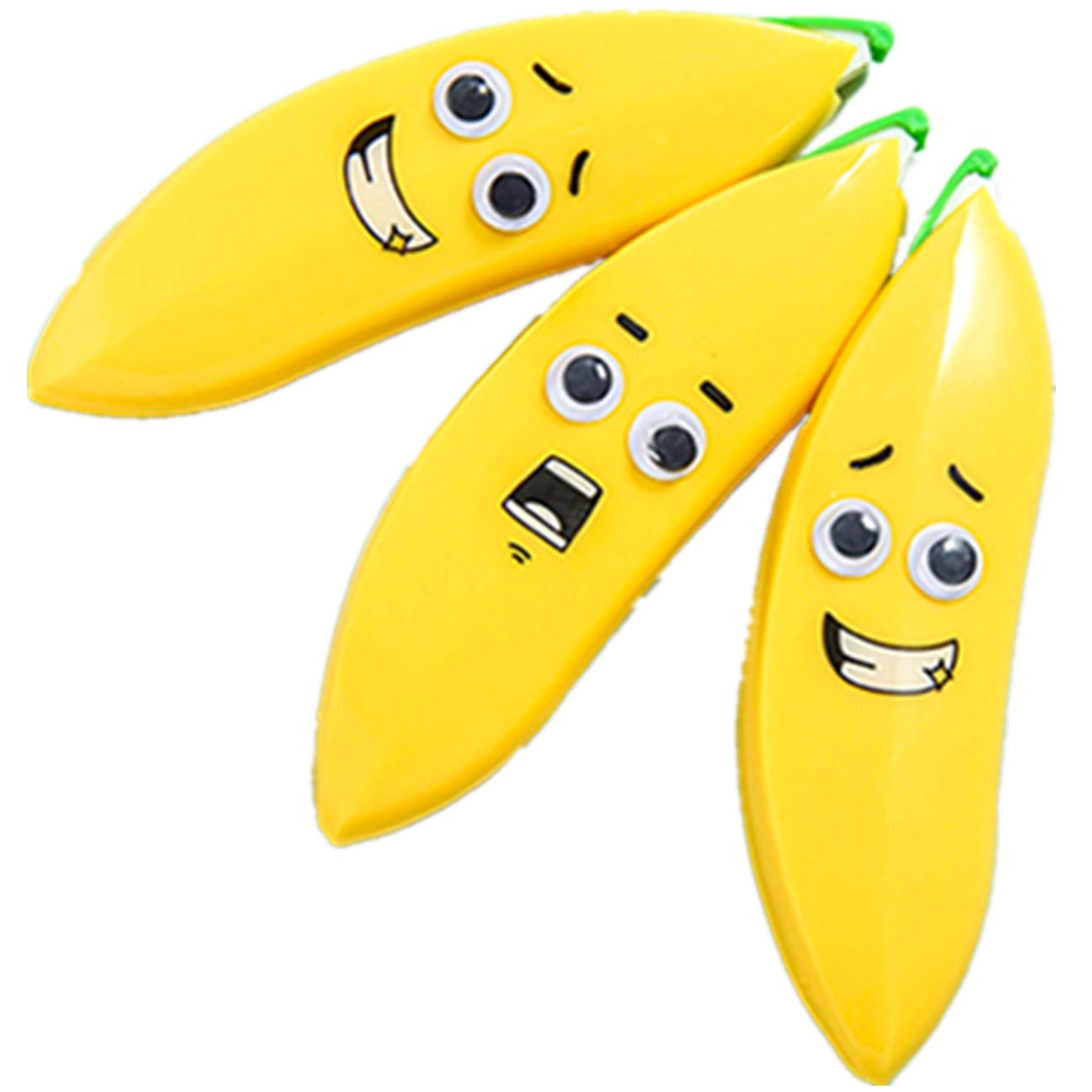 Kawaii Banana Style Correction Tape - Fun & Cute White Out Roller for Office & School Supplies, Perfect Back to School Gift for Students (4 Pack) - Great for Homework, Note Taking & Craft Projects