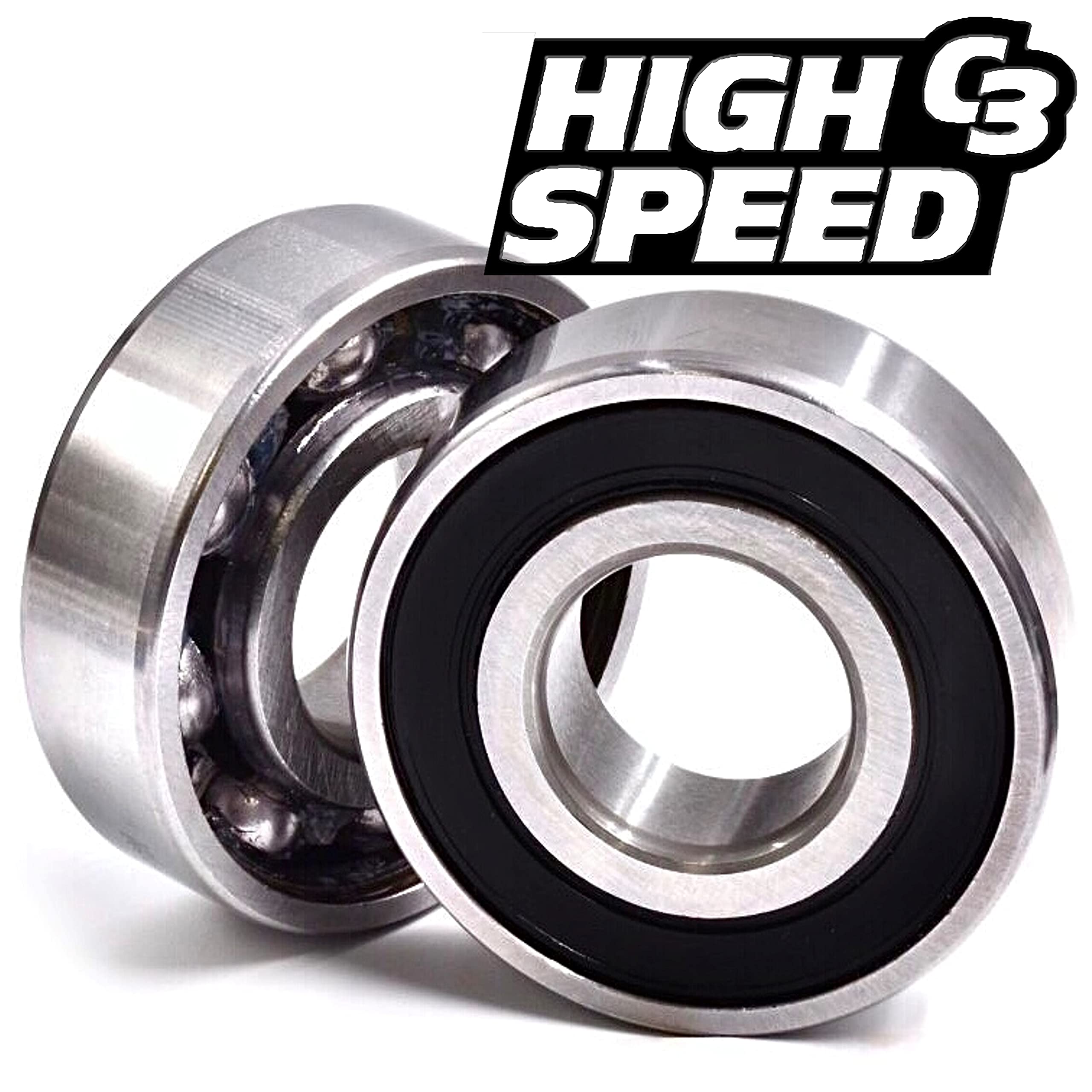 John Deere AM115721 ET15755 M110024 M110008 HD Switch Deck Blade Spindle Bearing Seal & Spacer Rebuild Kit - 3 Kits with C3 Bearing Clearances - Perfect for Tractor Mower Maintenance & Agricultural Equipment Repair