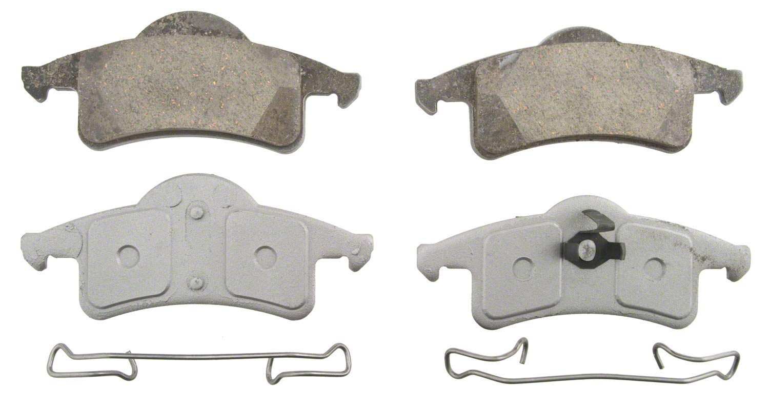 Wagner ThermoQuiet QC791 Ceramic Disc Brake Pads Set - Front & Rear Brake Pads for Smooth, Quiet Stopping - Perfect for Daily Commuting & Highway Driving