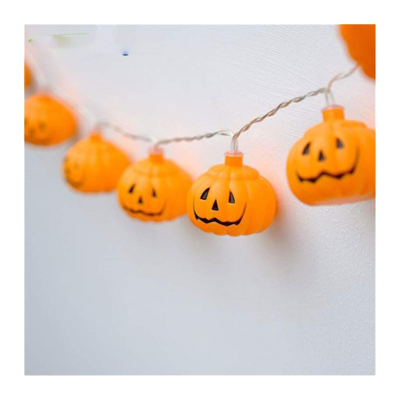 Outdoor LED String Lights - 30 LED Halloween Holiday Lights, DIY Pumpkin Lantern with Battery/USB 5V Power, 3M Waterproof Fairy Lights for Patio, Garden, Party & Home Decoration