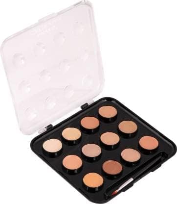 Adbeni 12 Color Cover-Up Contour Concealer Palette - Professional Makeup Kit for Face Highlighting & Contouring - Perfect for Daily Use, Photo Shoots & Special Events