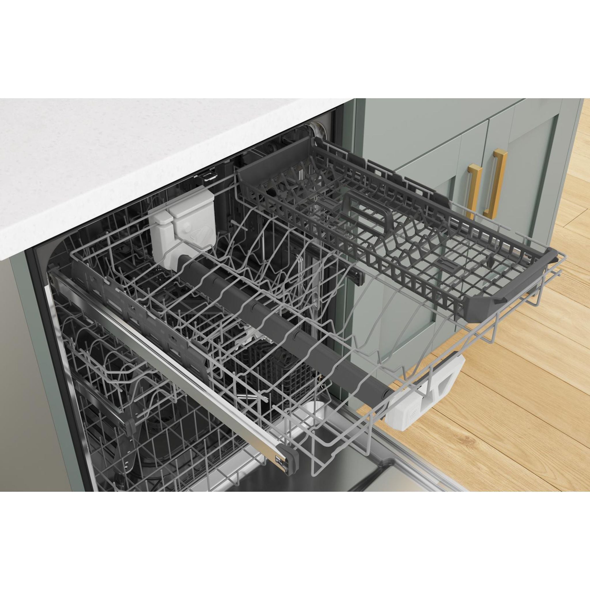 Whirlpool WDT970SAKV Print Resist Black Stainless Steel Dishwasher - Energy Efficient & Quiet for Modern Kitchens