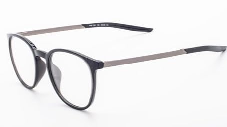 Nike 7280 Radiation Protection Glasses - Oval Frame, Thin Metal Temple with Nylon Tip, Medium Size | Blue Light Blocking Computer Glasses for Gaming, Office Work & Digital Screen Use
