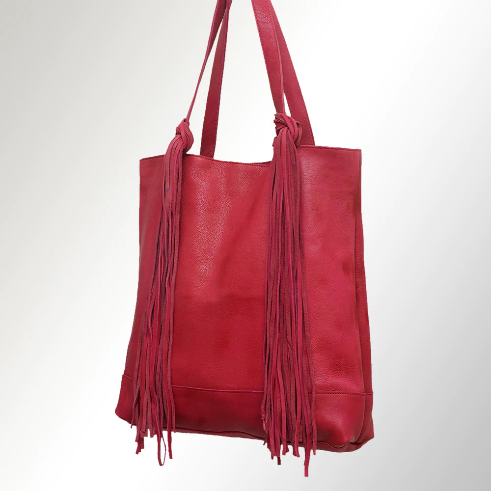 American Darling Fusha Smooth Leather Tote Bag for Women - Stylish Work & Travel Handbag, Perfect for Office, Commute & Weekend Getaways