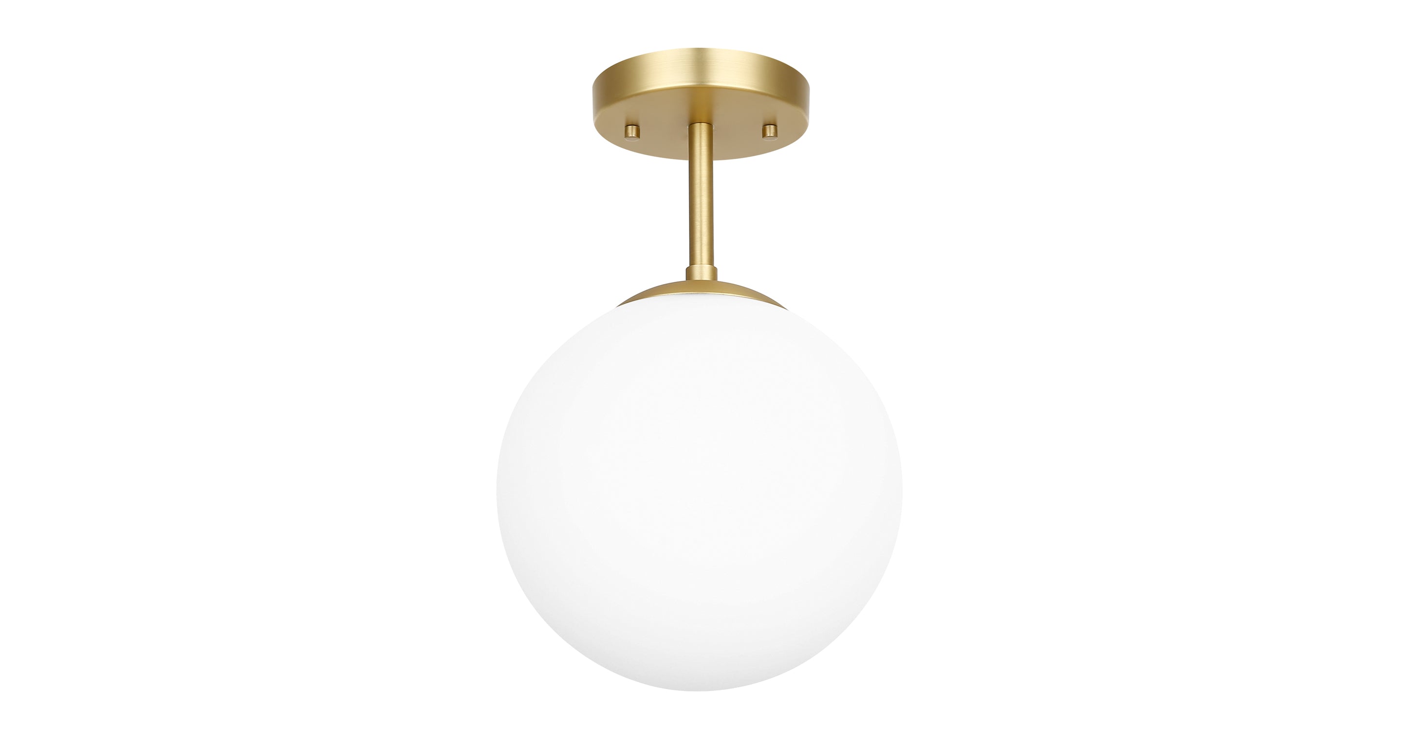 Modern Zeno Globe Ceiling Light Fixture - 12