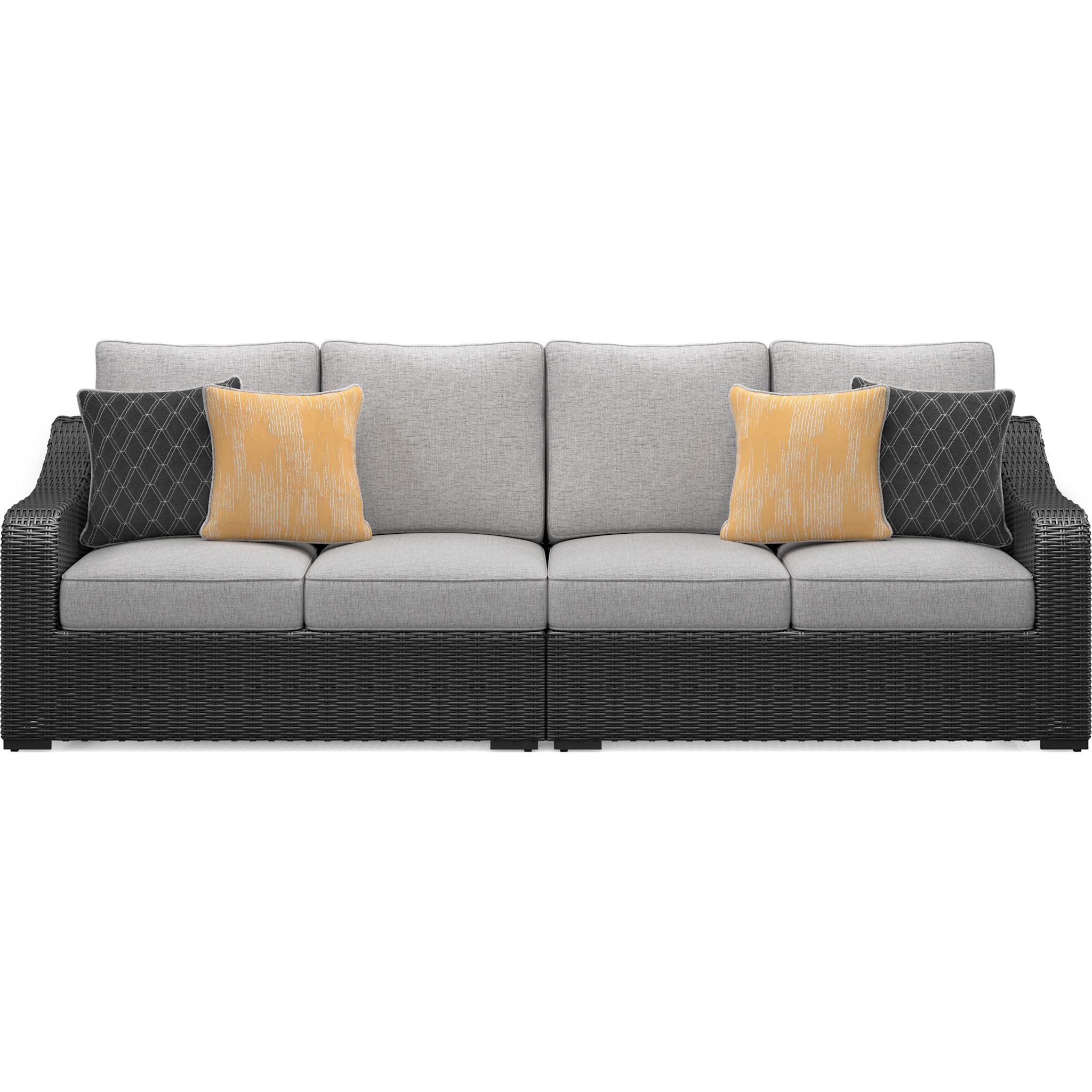 Beachcroft 2-Piece Outdoor Modular Sectional Sofa Set - Water-Resistant Patio Furniture for Poolside, Garden & Backyard Relaxation