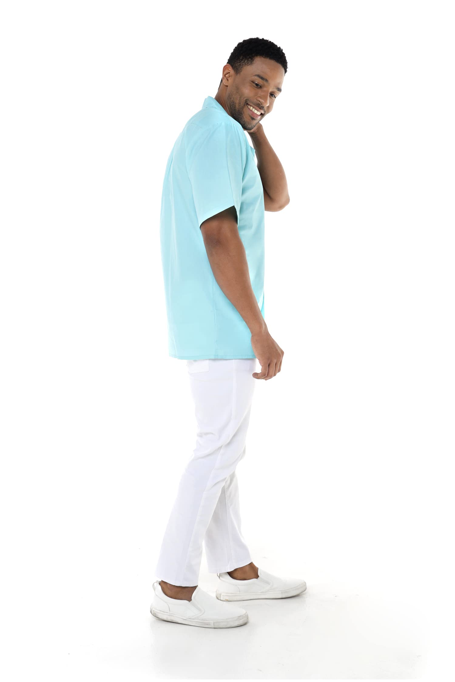 Hawaiian Luau Matching Family Outfits - Orchid Paradise Turquoise Aloha Shirts for Men, Women, Girls & Boys | Beach Party, Vacation & Summer Outfits