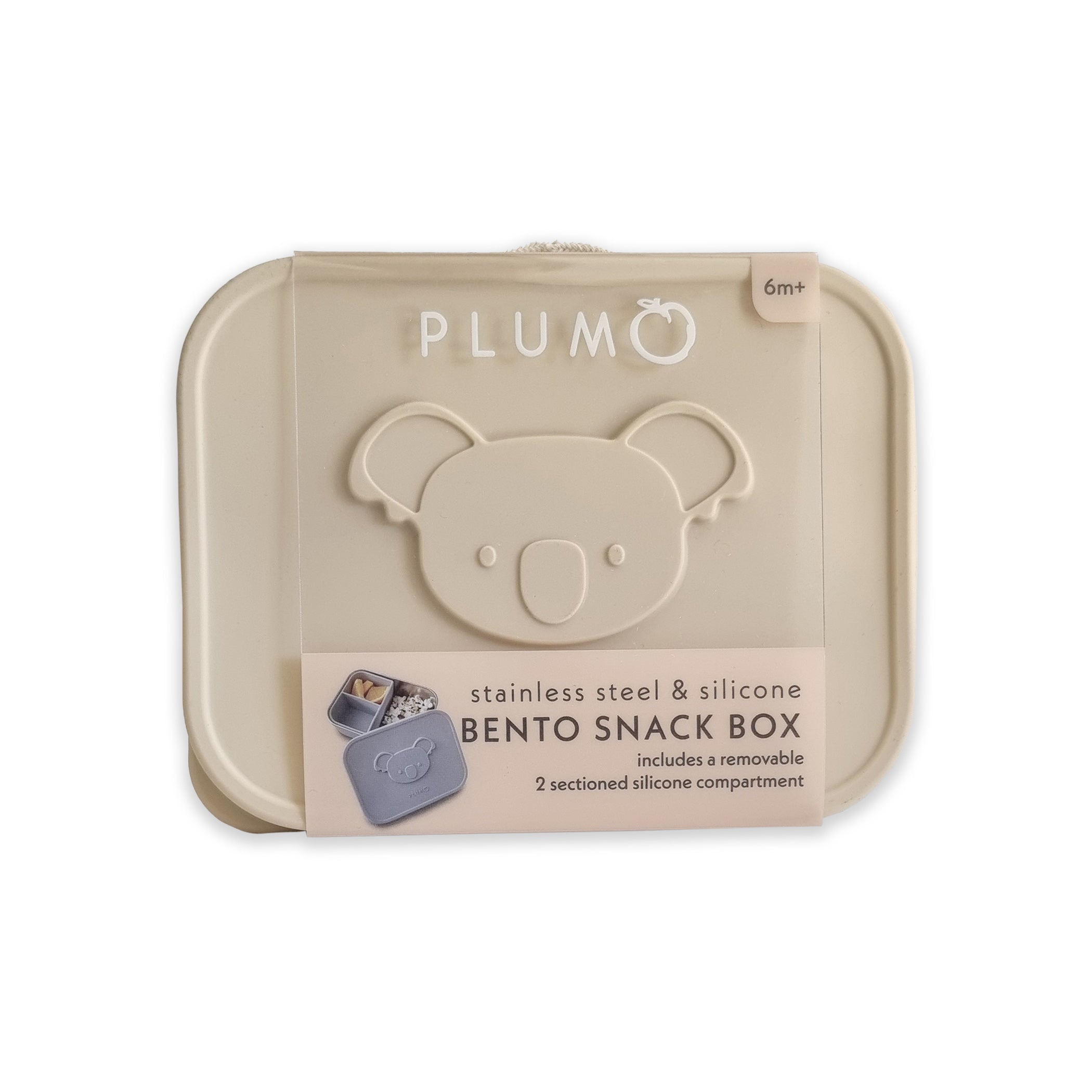 Premium PLUM Stainless Steel Bento Box - Eco-Friendly Lunch Container for Kids & Adults | Perfect for School, Office & Picnic Snacks