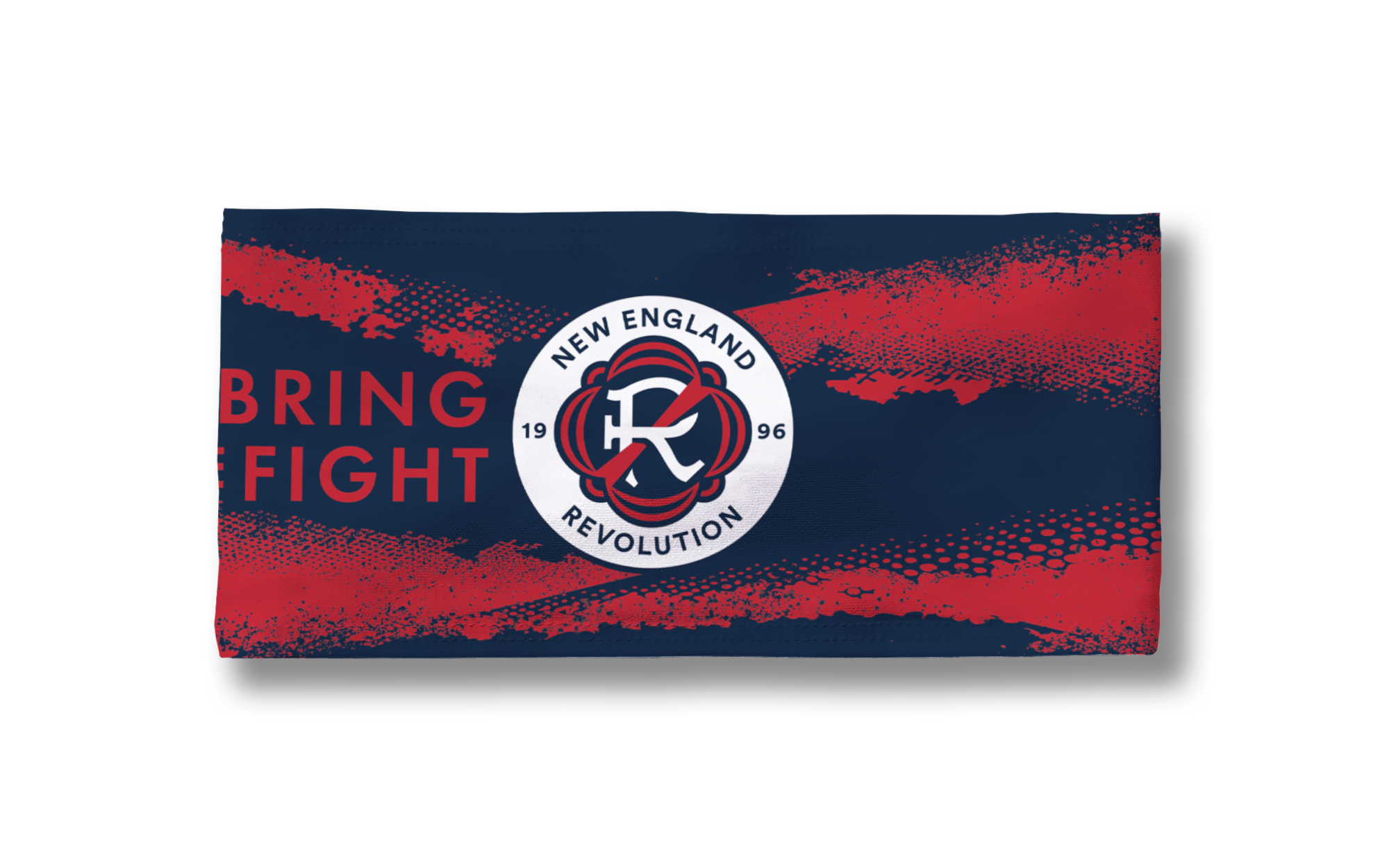 New England Revolution Rally Cry Big Bang Lite Headband - Adjustable Sports Headband for Running, Soccer & Workouts - Moisture Wicking & Breathable Design