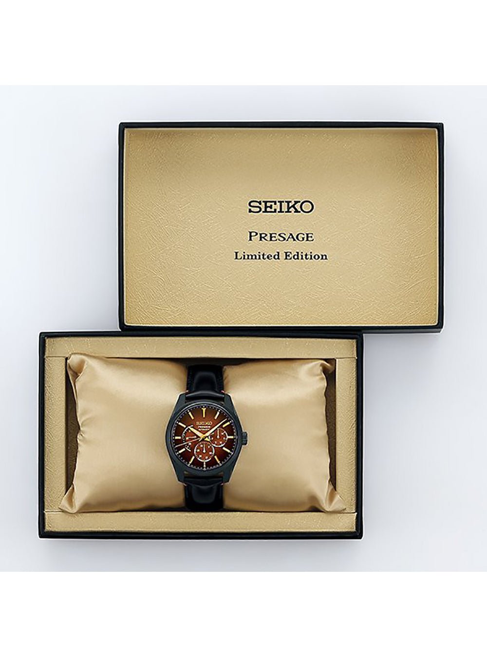 SEIKO PRESAGE PRESTIGE LINE SARW063 Sharp Edged Series Kabuki-Inspired Limited Edition Automatic Watch - Japanese Made JDM - Perfect for Collectors & Formal Occasions