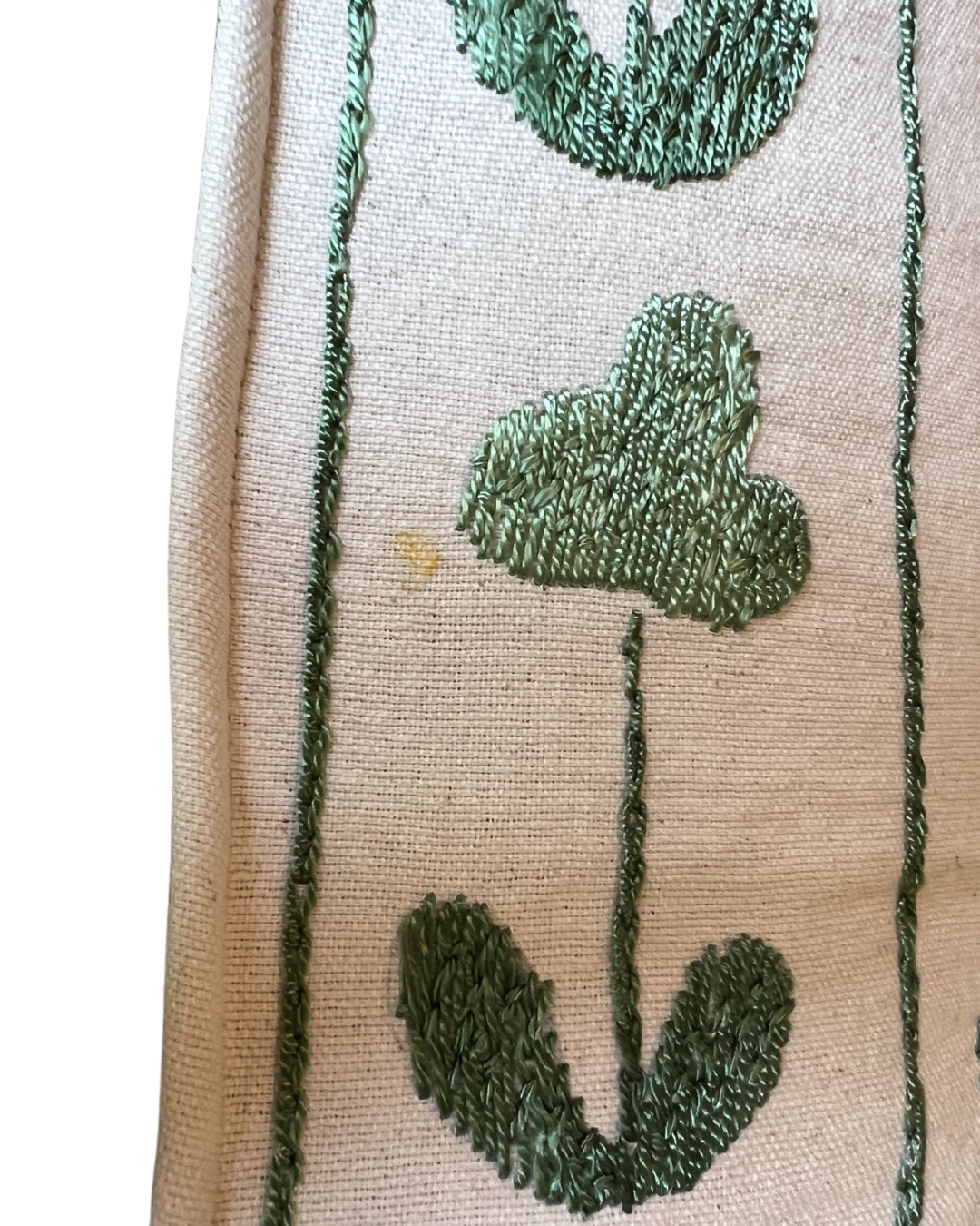 Premium Green Jumbo Rectangle Suzani Cushion Cover - 21
