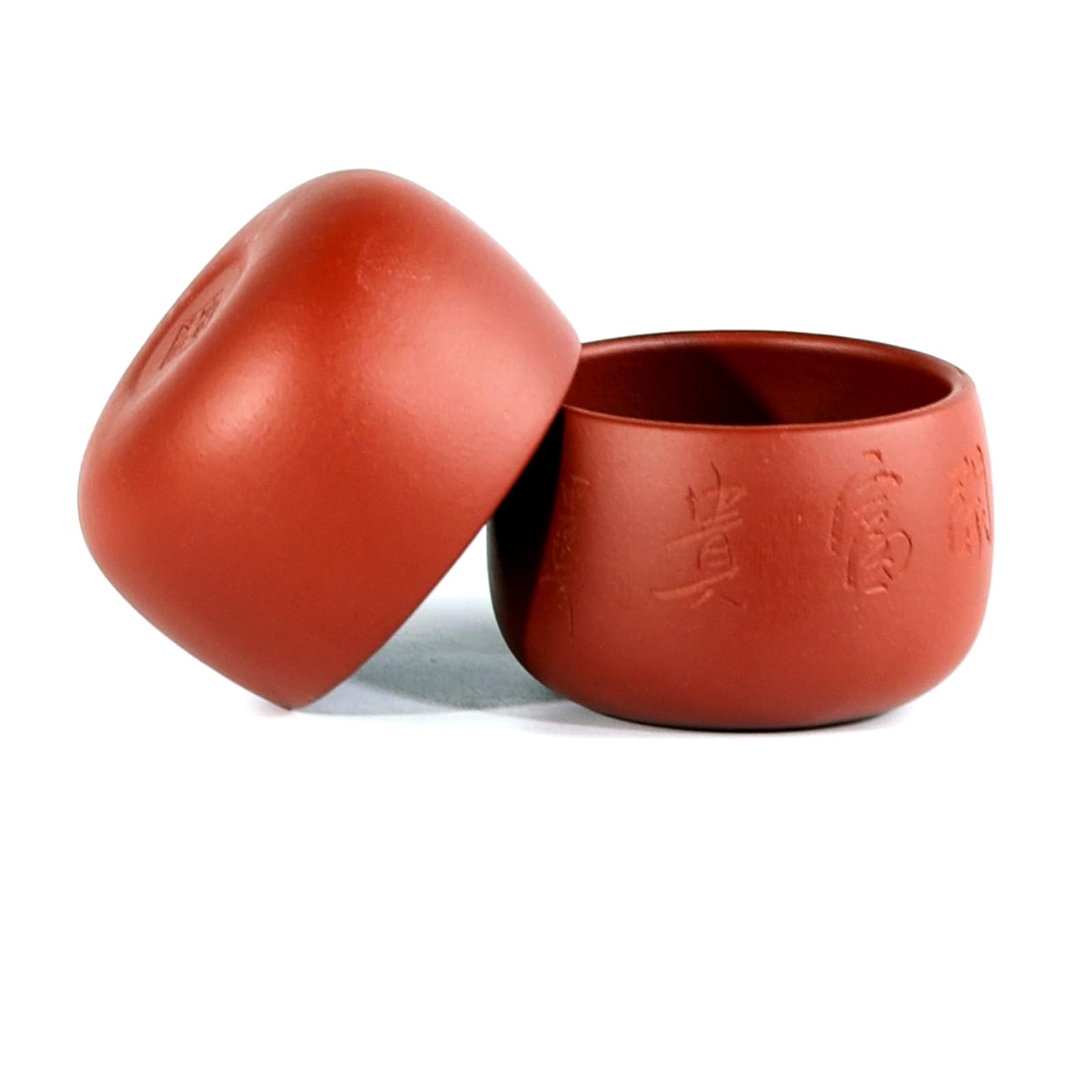 Premium Yixing Zisha Clay Teapot Set - 11oz Chinese Purple Clay Teapot with 2 Matching Cups, Handcrafted Traditional Gongfu Tea Maker for Oolong/Pu-erh Tea, Perfect Gift for Tea Lovers - Peony Design (Home/Office Use)