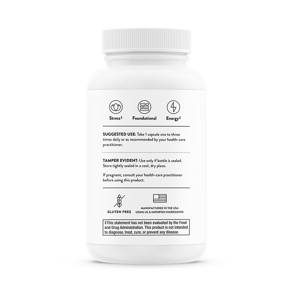 Thorne Basic B Complex (B104) - Premium Vitamin B Supplement for Energy & Metabolism - Supports Brain & Heart Health - Ideal for Active Lifestyles & Daily Wellness