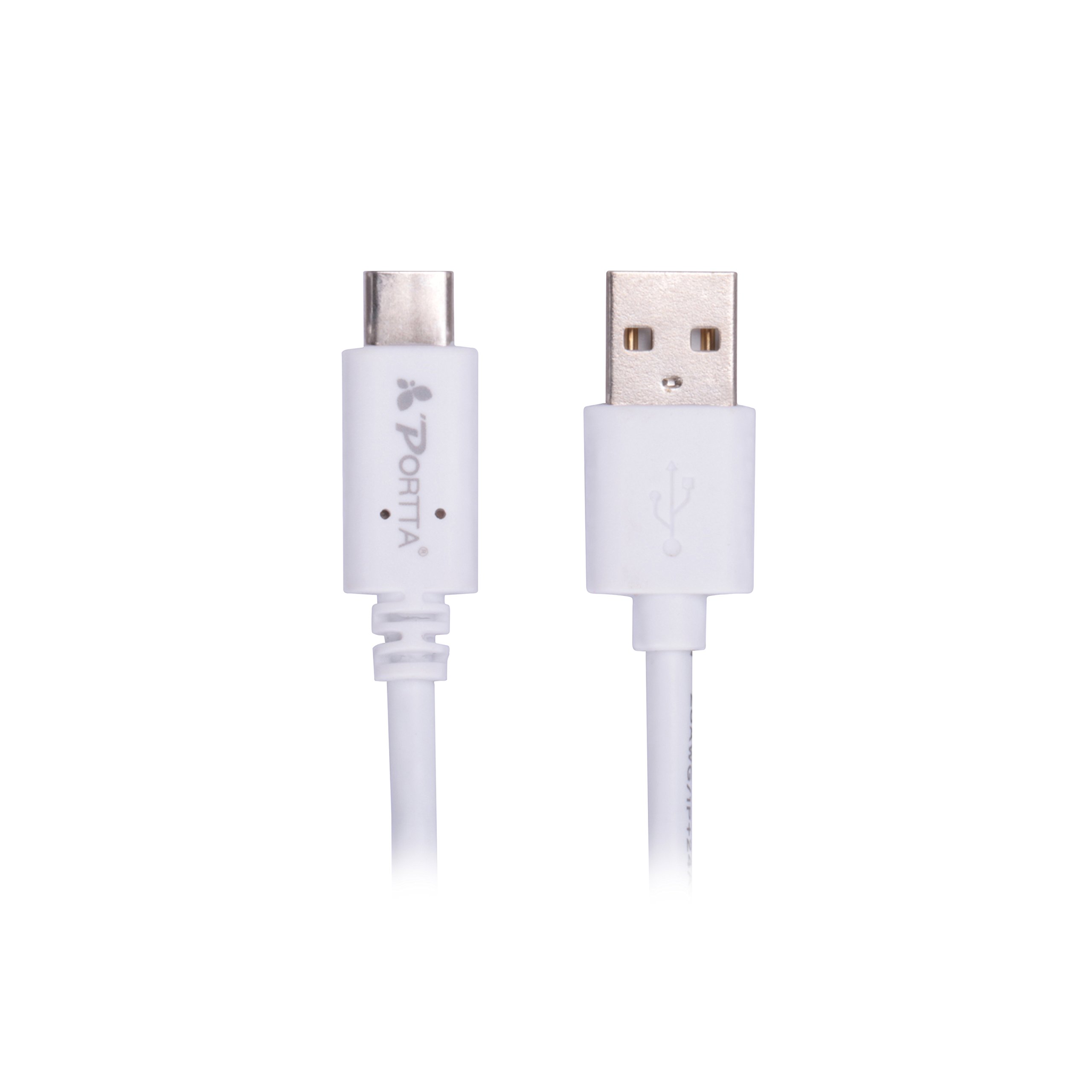 Portta N2UTCAC Power Cable - 3ft Micro USB to USB-C Fast Charging Cord, Durable Nylon Braided Charger for Android Phones, Samsung Galaxy, LG, HTC - Perfect for Home, Office & Travel Charging