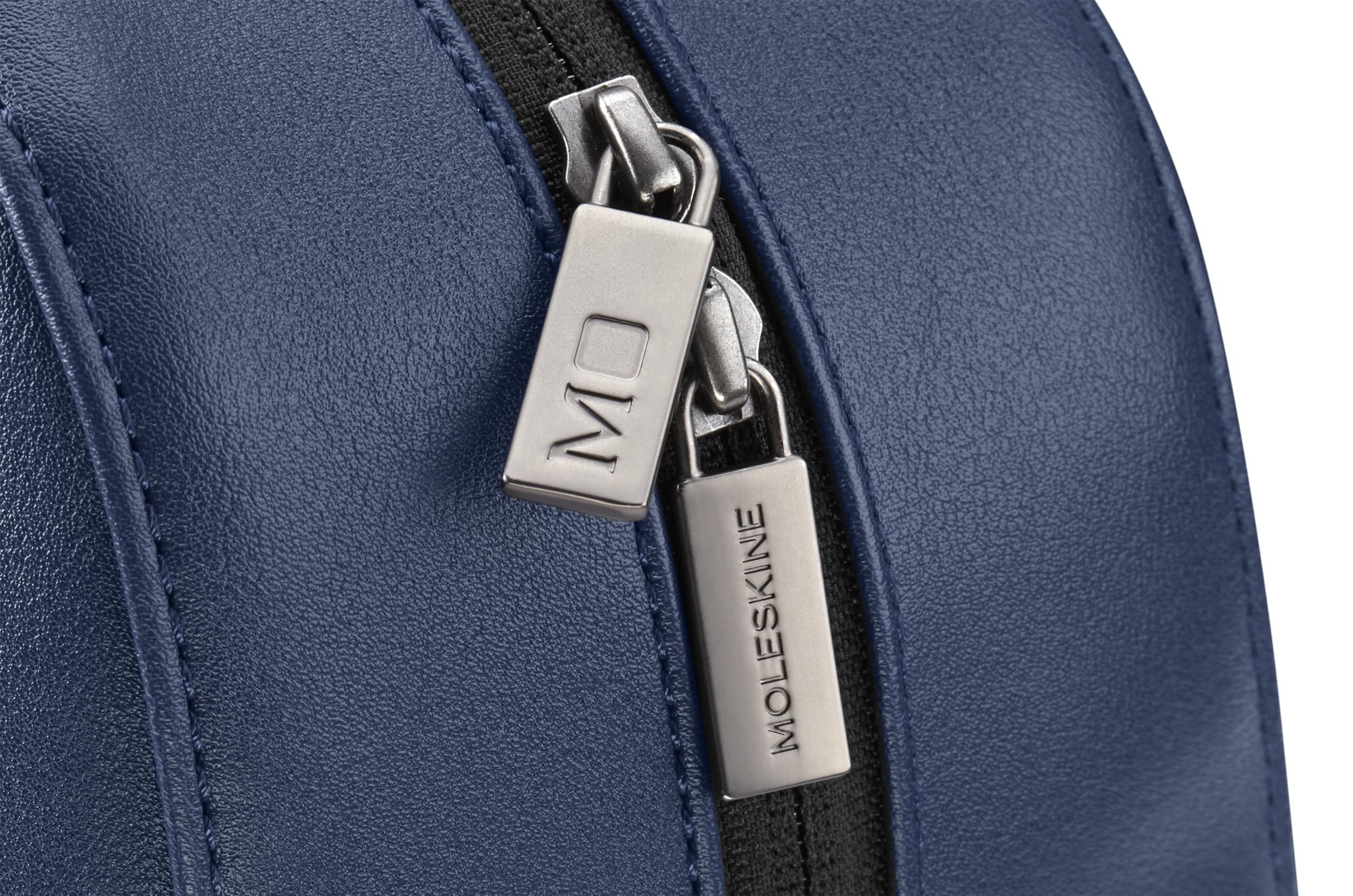 Moleskine Classic 2.0 Small Backpack 14 Inch Laptop Backpack for Women & Men - Water-Resistant Sapphire Blue Daypack for Work, School, Travel & Commuting