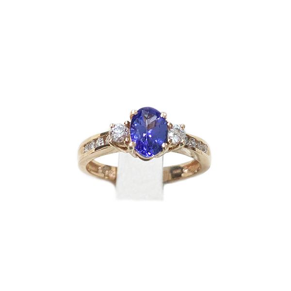 14K Rose Gold Tanzanite Ring for Women - Elegant Tanzanite Gemstone Jewelry for Engagement, Wedding, Anniversary & Special Occasions