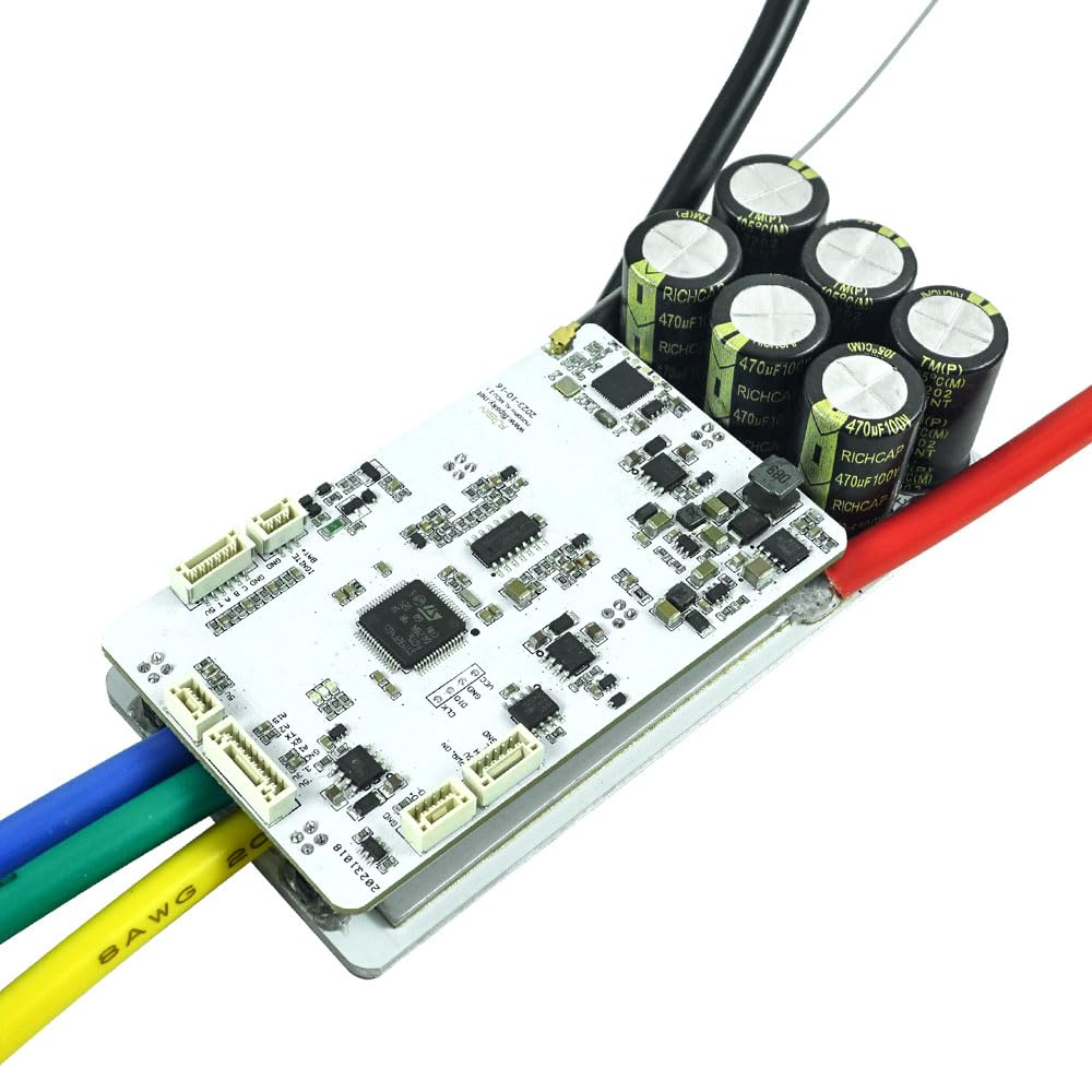 FLIPSKY 75200 Pro V2.0 VESC Speed Controller - Aluminum PCB with Key Switch for Electric Skateboard, Scooter & Ebike | DIY Electric Vehicle ESC Upgrade for Longboard, Hoverboard & Motorcycle Conversion
