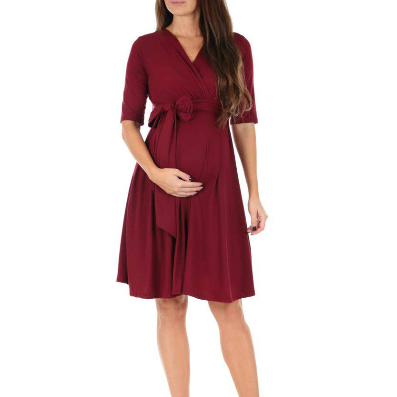 Comfortable Maternity Nursing Dress for Women - Soft Breastfeeding Clothes for Pregnant & Postpartum - Perfect for Nursing, Work & Everyday Wear
