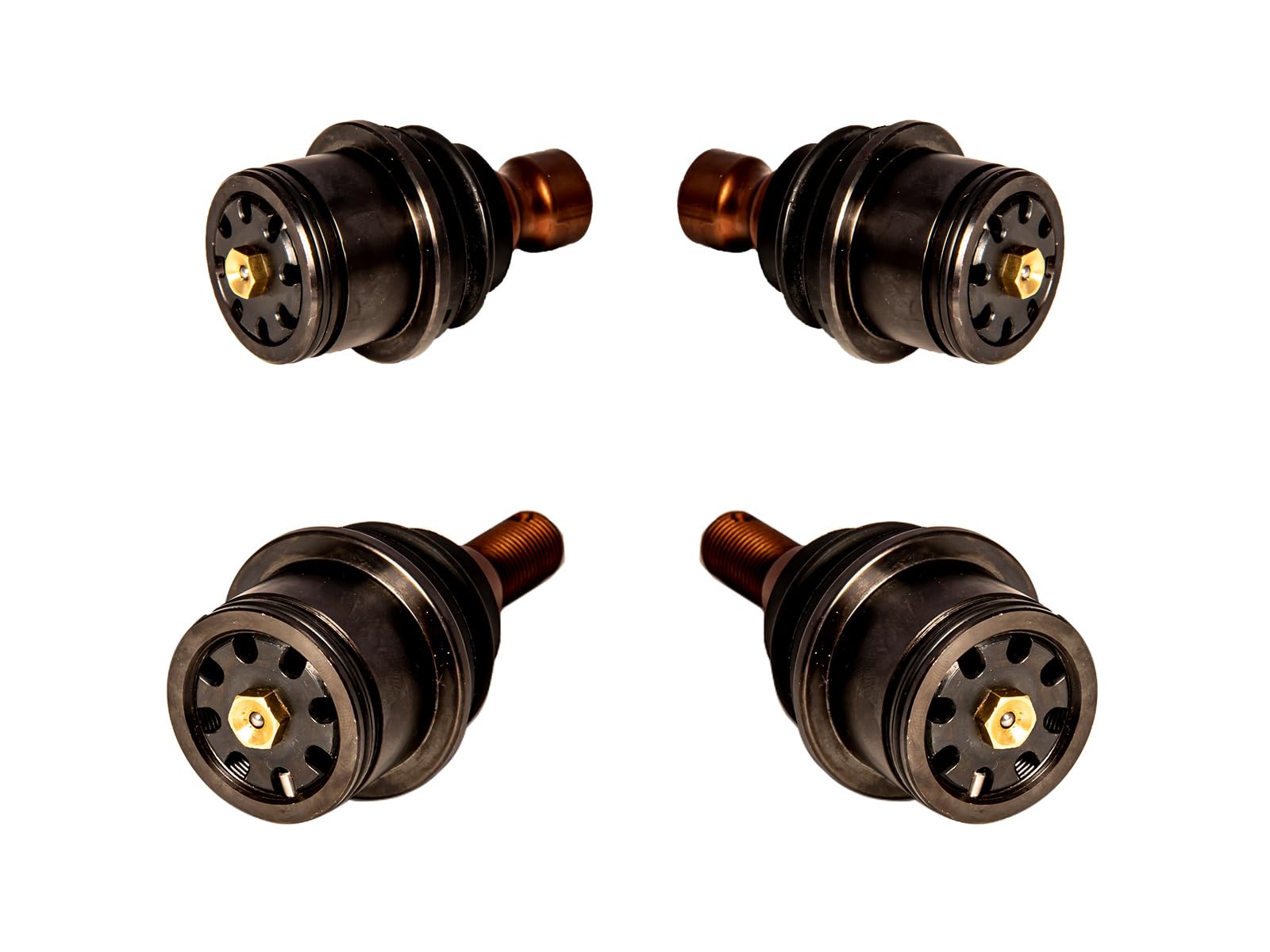 SuperATV Heavy Duty Replacement Ball Joints for Can-Am Maverick (2013-2018) - 2 Pack Lower Ball Joints - 2X Stronger Than OEM - Off-Road & Trail Riding Upgrade