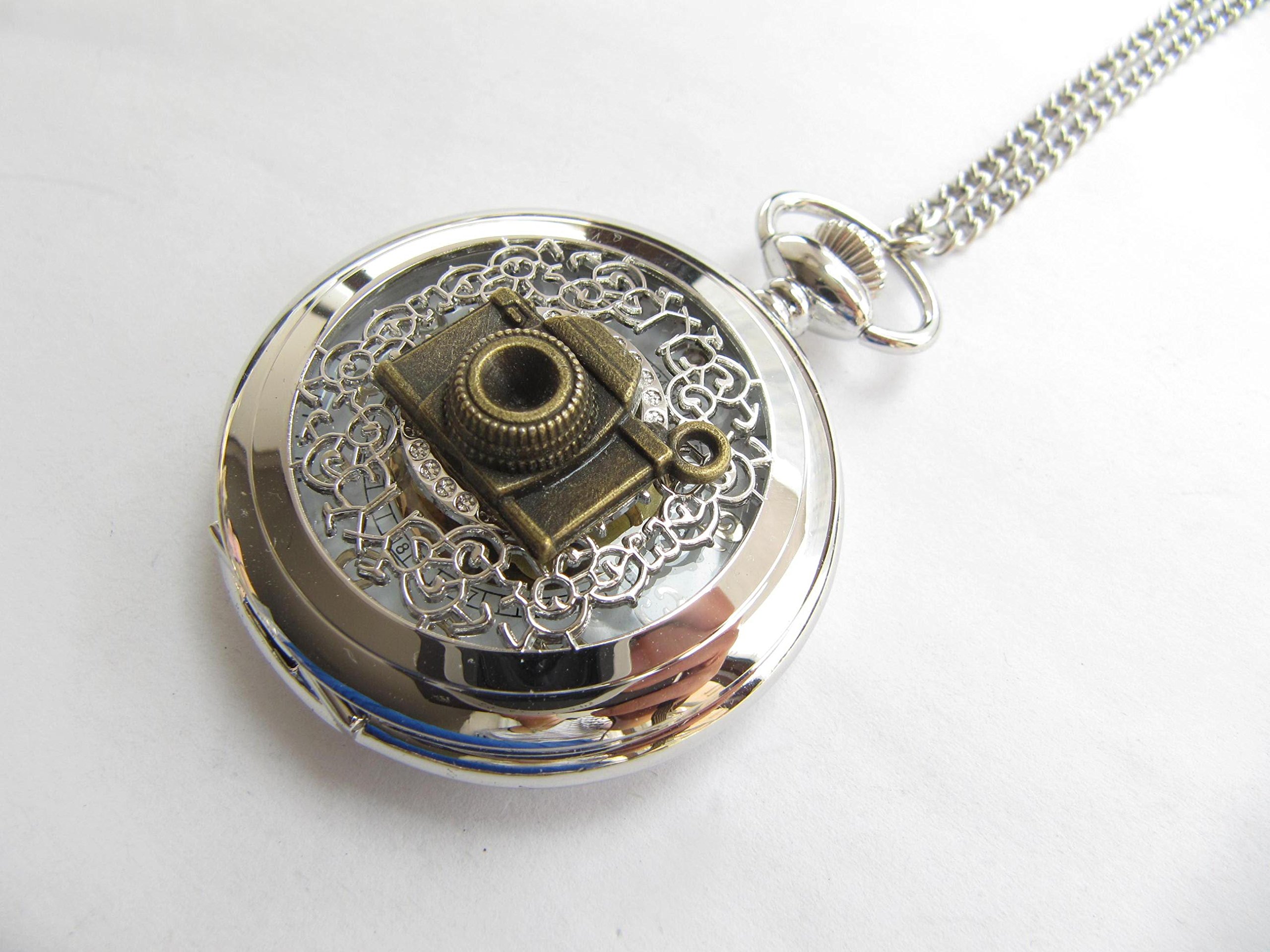 Mini Spy Camera Necklace - Hidden Camera Jewelry for Photographers & Travelers - Perfect Gift for Photography Enthusiasts - Discreet Recording for Travel, Events & Security