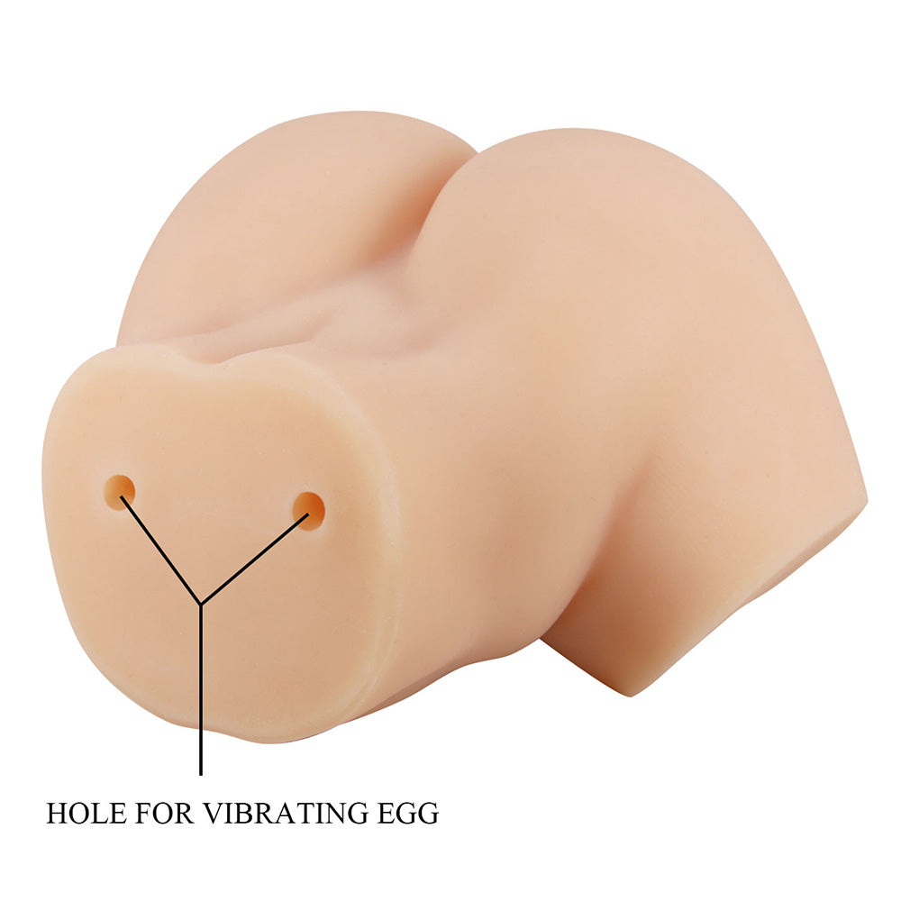 Crazy Bull Hailey Mini Vibrating Masturbator for Women - Dual Stimulation Vagina & Anus Sex Toy - Perfect for Solo Play & Couples Use