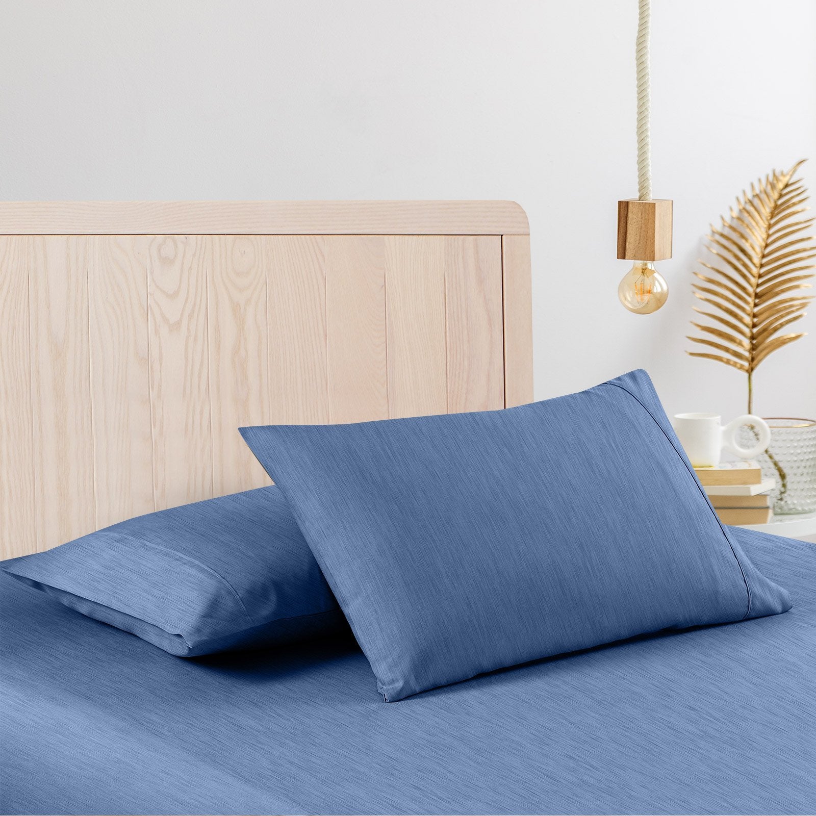 Premium 2000 Thread Count Bamboo Cooling Sheet Set - Ultra Soft King Size Bedding for Hot Sleepers - Breathable & Moisture-Wicking - Perfect for Summer Nights & Temperature Regulation