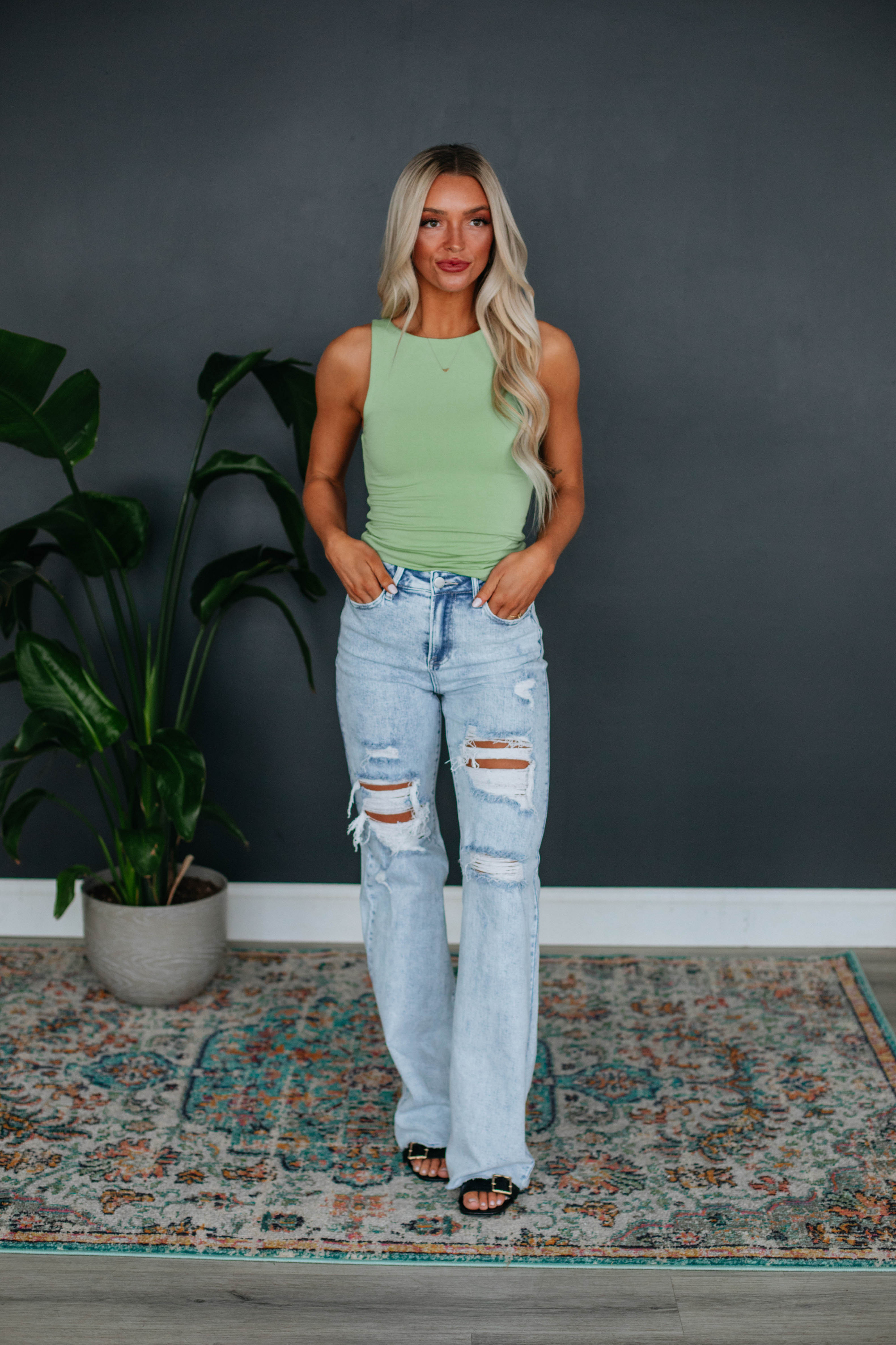 Ariel Basic Tank Top for Women - Soft Cotton Comfort Fit Casual Tee - Perfect for Yoga, Workouts, and Everyday Wear