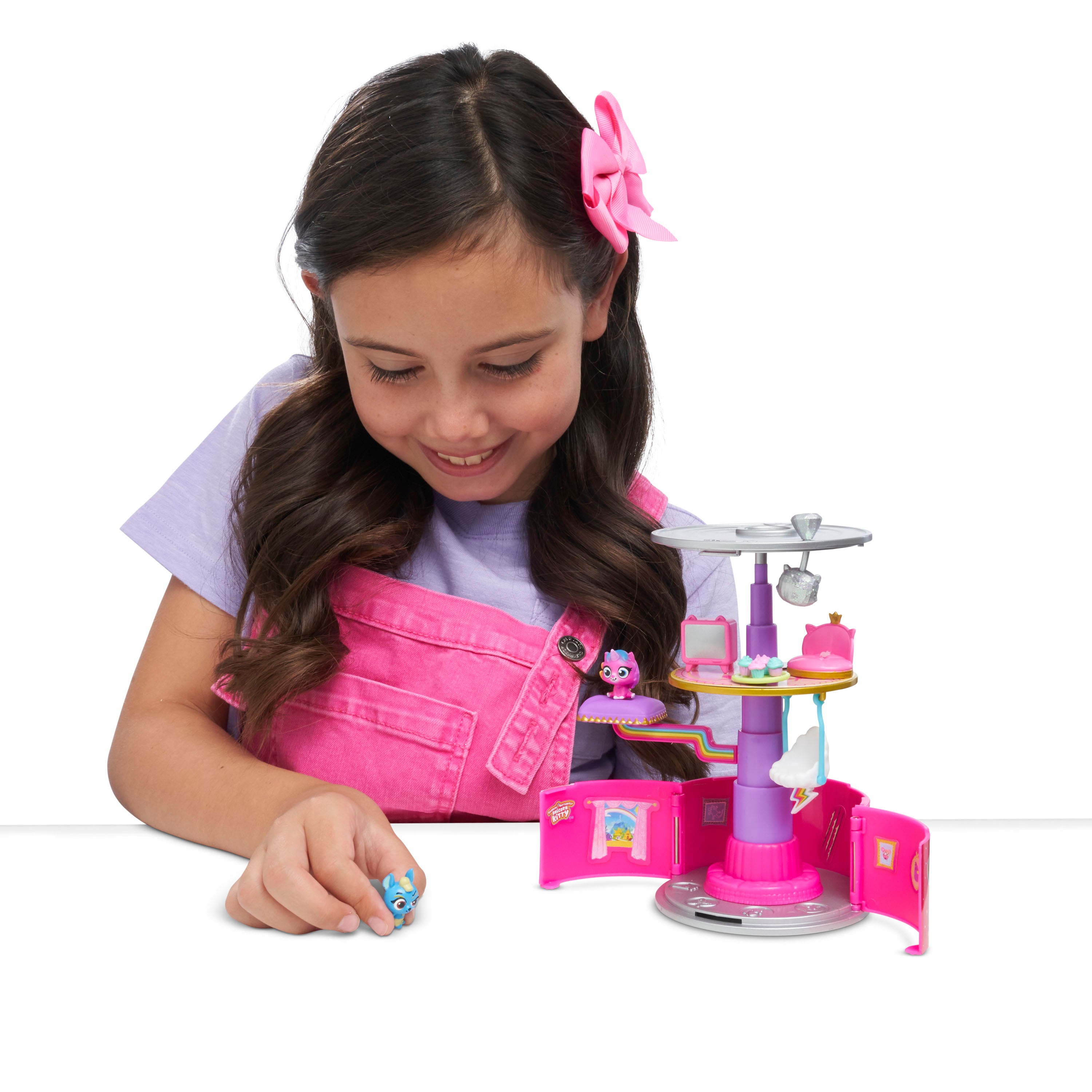 9 Lives Surprise Pop Up Playset - Interactive Cat Toy for Kids, Fun Surprise Box with Hidden Toys - Perfect for Birthday Gifts & Indoor Playtime
