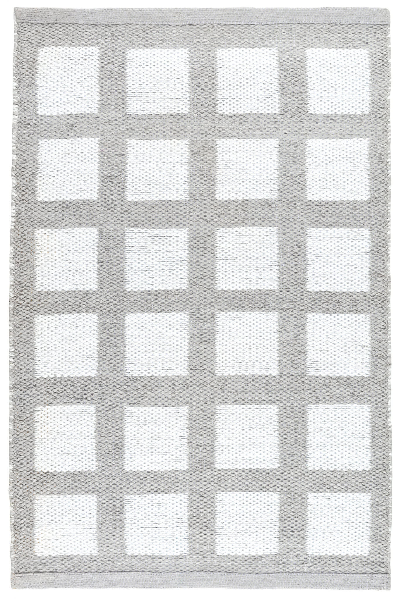 Handwoven Grey Indoor/Outdoor Paver Rug - Durable & Weather-Resistant for Patio, Deck, or Living Room Decor