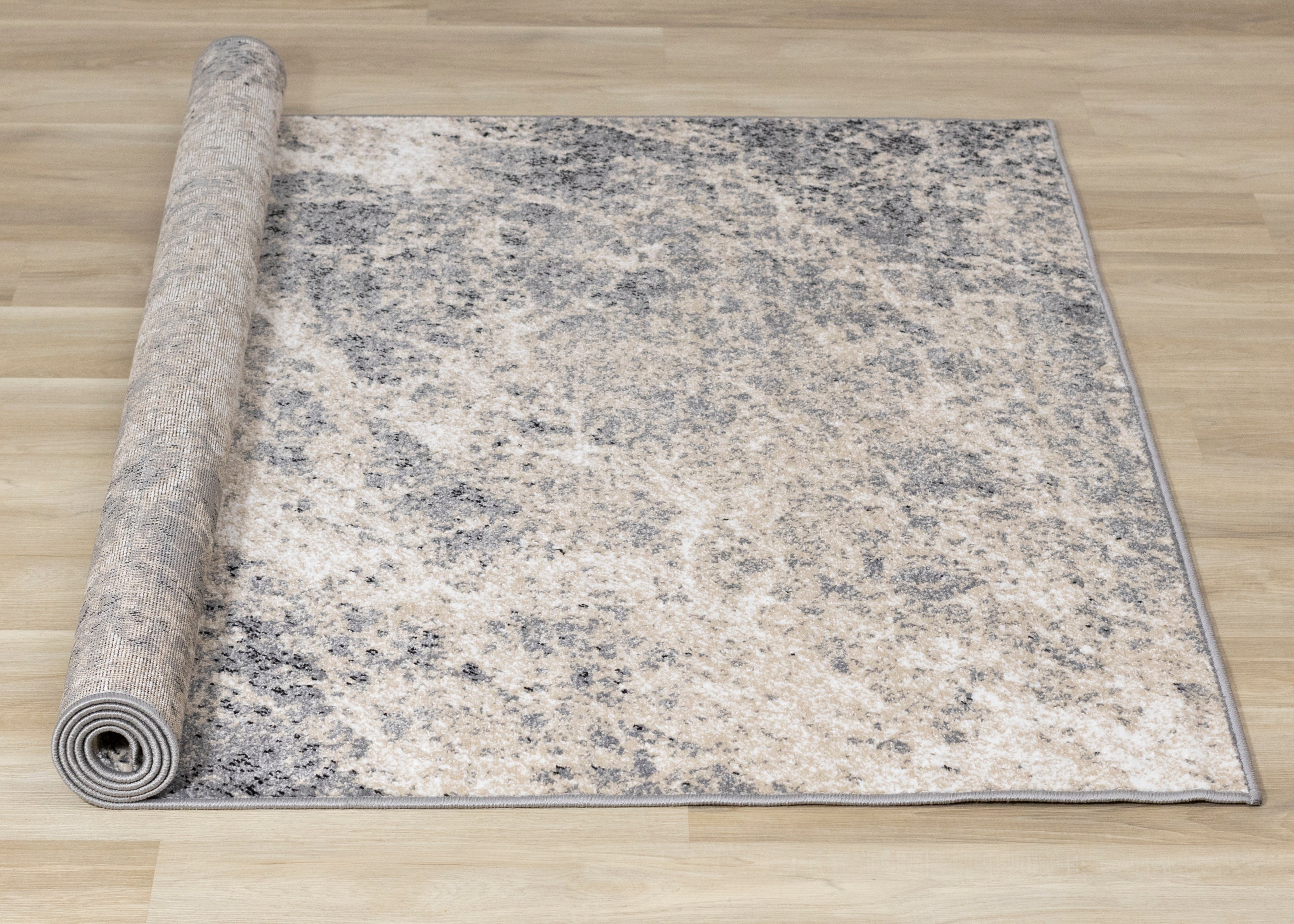5'3 x 7'7 Cream & Beige Area Rug - Soft Modern Living Room Bedroom Carpet - Perfect for Home Decor, Office & Cozy Spaces