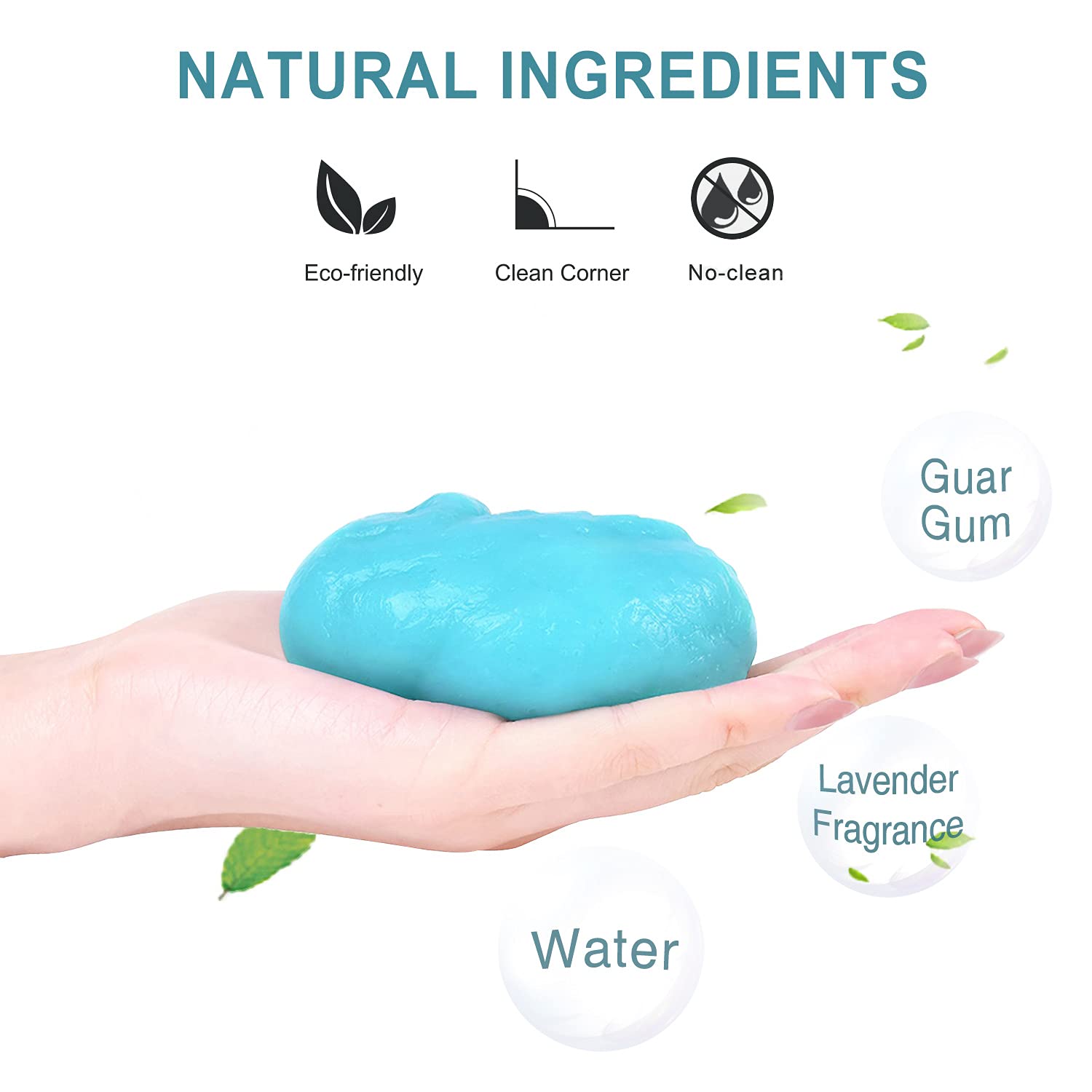 Premium Car Cleaning Gel Putty - Auto Detailing Tools for Car Vents, Keyboard & Interior Dust Removal - Reusable Slime Mud for Deep Cleaning Cars, Electronics & Hard-to-Reach Areas (1 Pack) - Perfect for Car Detailing, Home & Office Cleaning