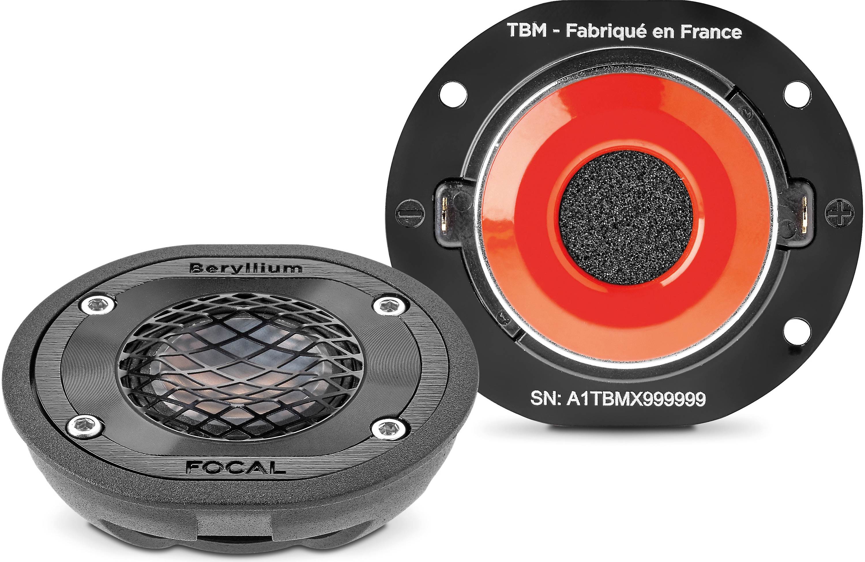 Focal TBM Utopia 1 Beryllium M Profile Inverted Dome Tweeter - High-End Speaker Tweeter Pair for Audiophile Home Theater & Studio Monitoring Systems