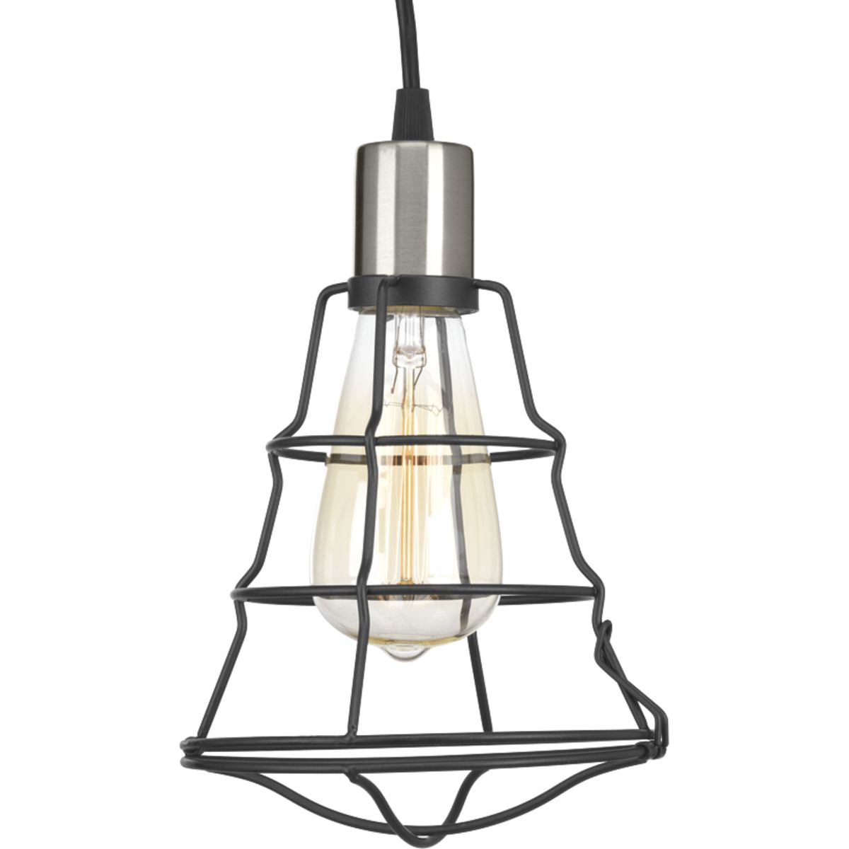 Modern Gauge Collection Single Light Pendant Lighting Fixture - Industrial Style Ceiling Light for Kitchen Island, Dining Room & Bedroom Decor