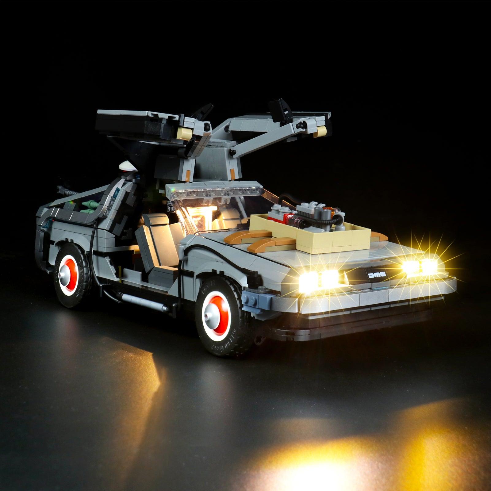 LEGO Technic Back to The Future 10300 Light Kit - Compatible with Official LEGO Sets - DIY Lighting for DeLorean Time Machine Model - Perfect for Display, Collectors, and Movie Fans