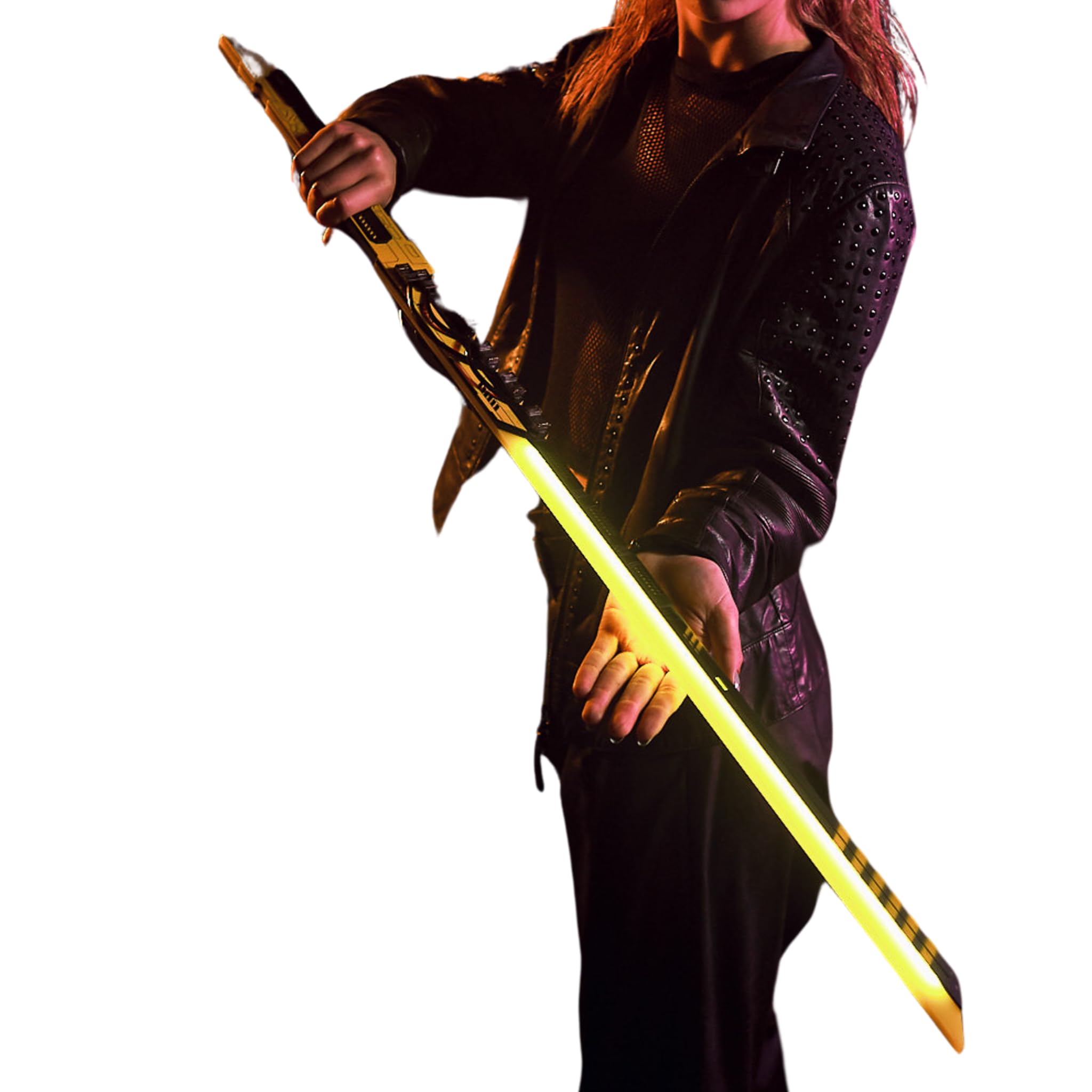 Kose LED Katana Sword - Cyberpunk 2077 Replica, Glowing Blue Blade for Cosplay, Halloween Costume, Anime Conventions & Collector's Display - Perfect Gift for Gamers & Anime Fans