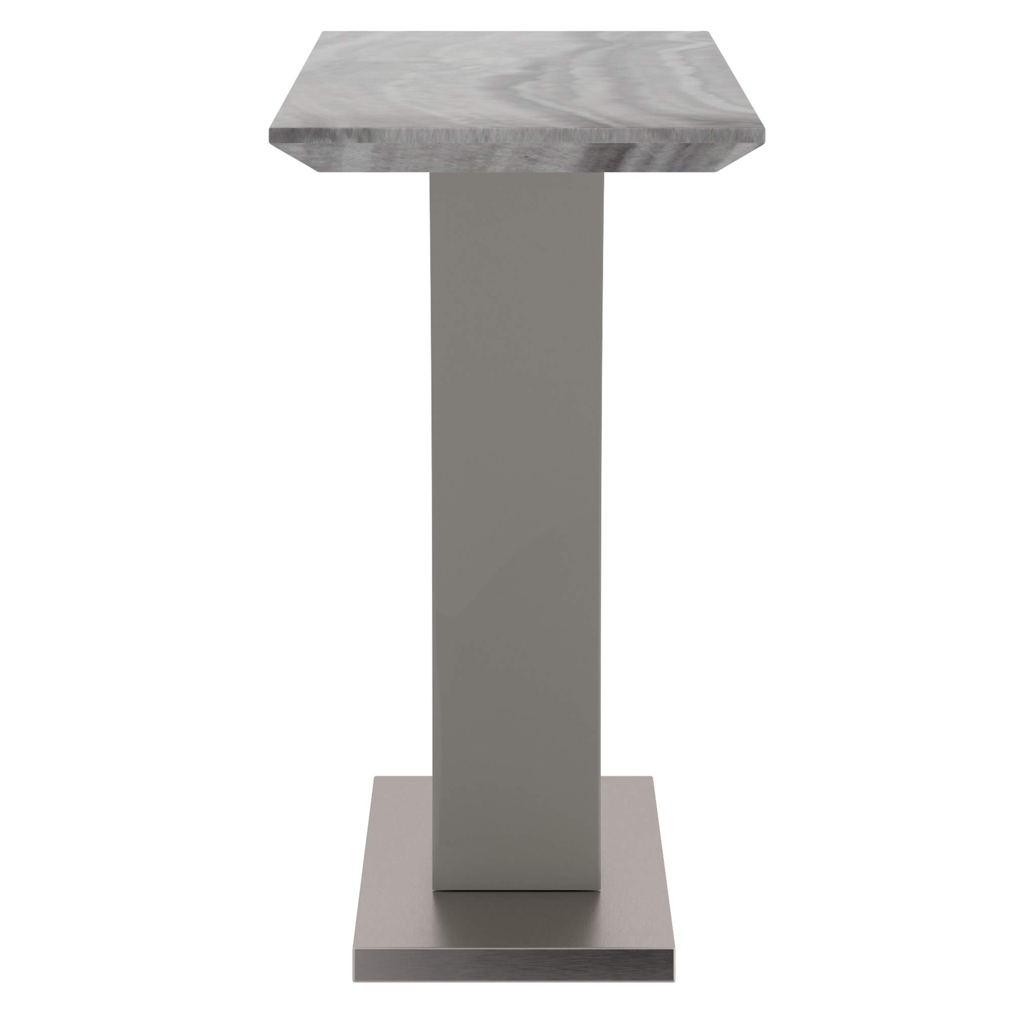 Modern Grey Napoli Console Table - Entryway Sofa Table with Storage Shelf - Perfect for Hallway, Living Room & Bedroom Decor