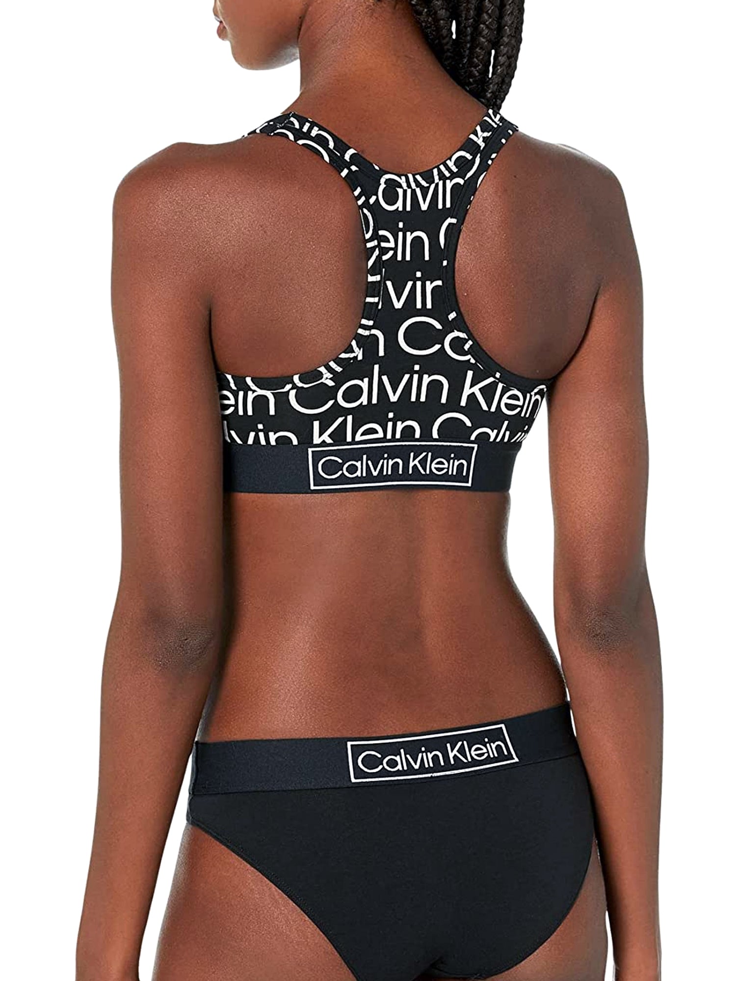 Calvin Klein Reimagined Heritage Unlined Bralette - All Over Print - Women's Lingerie & Sleepwear - Perfect for Casual Wear, Lounging, and Layering